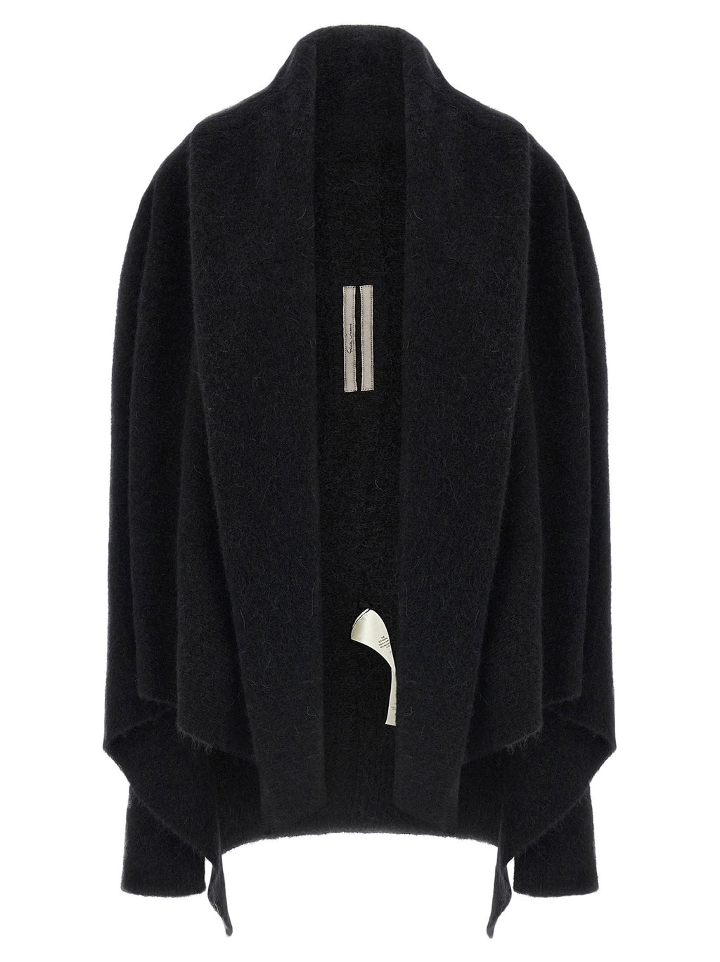 Rick Owens Hooded Medium Wrap Cardigan
