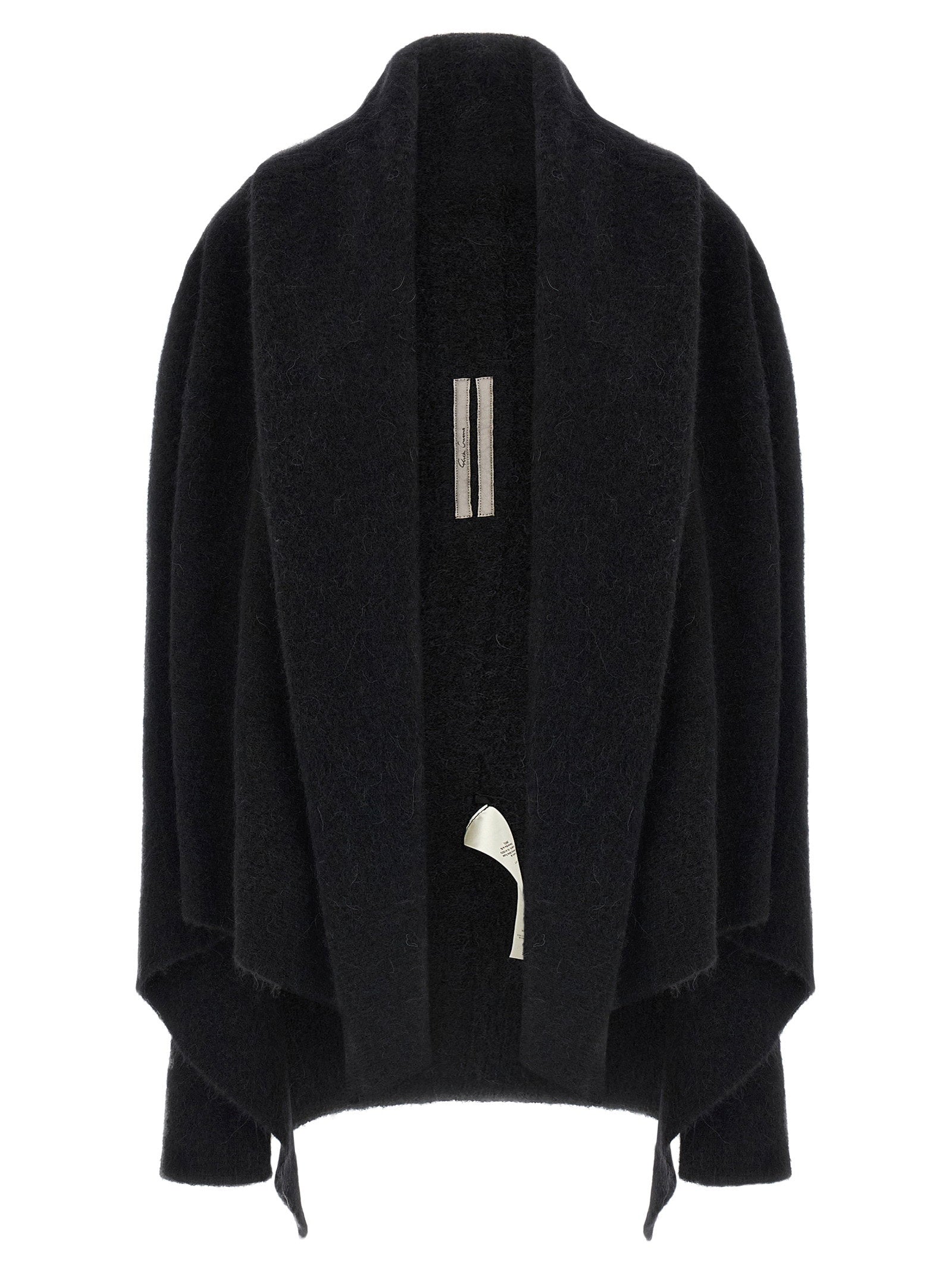 Rick Owens Hooded Medium Wrap Cardigan