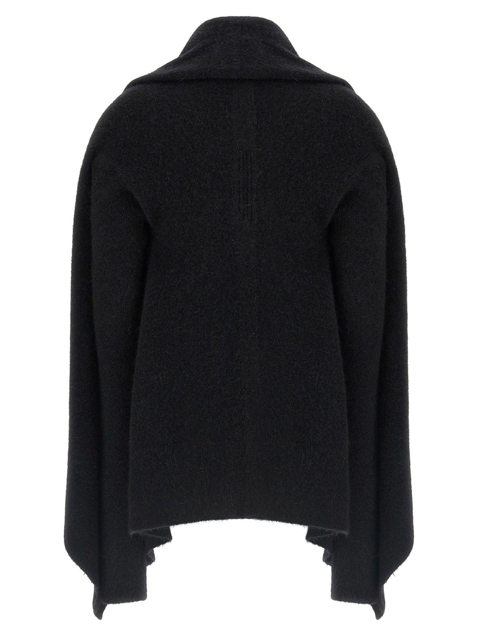 Rick Owens Hooded Medium Wrap Cardigan