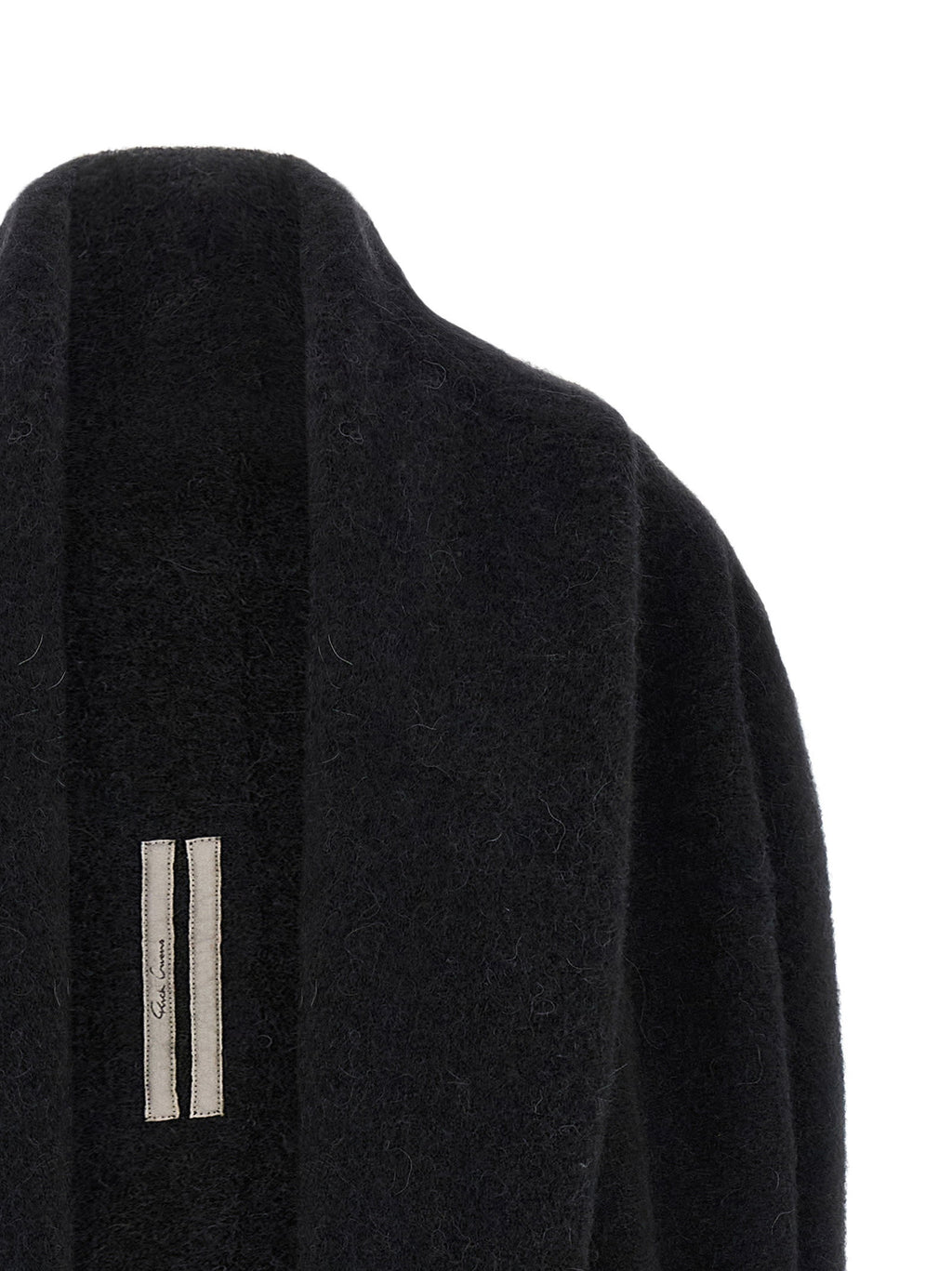 Rick Owens Hooded Medium Wrap Cardigan