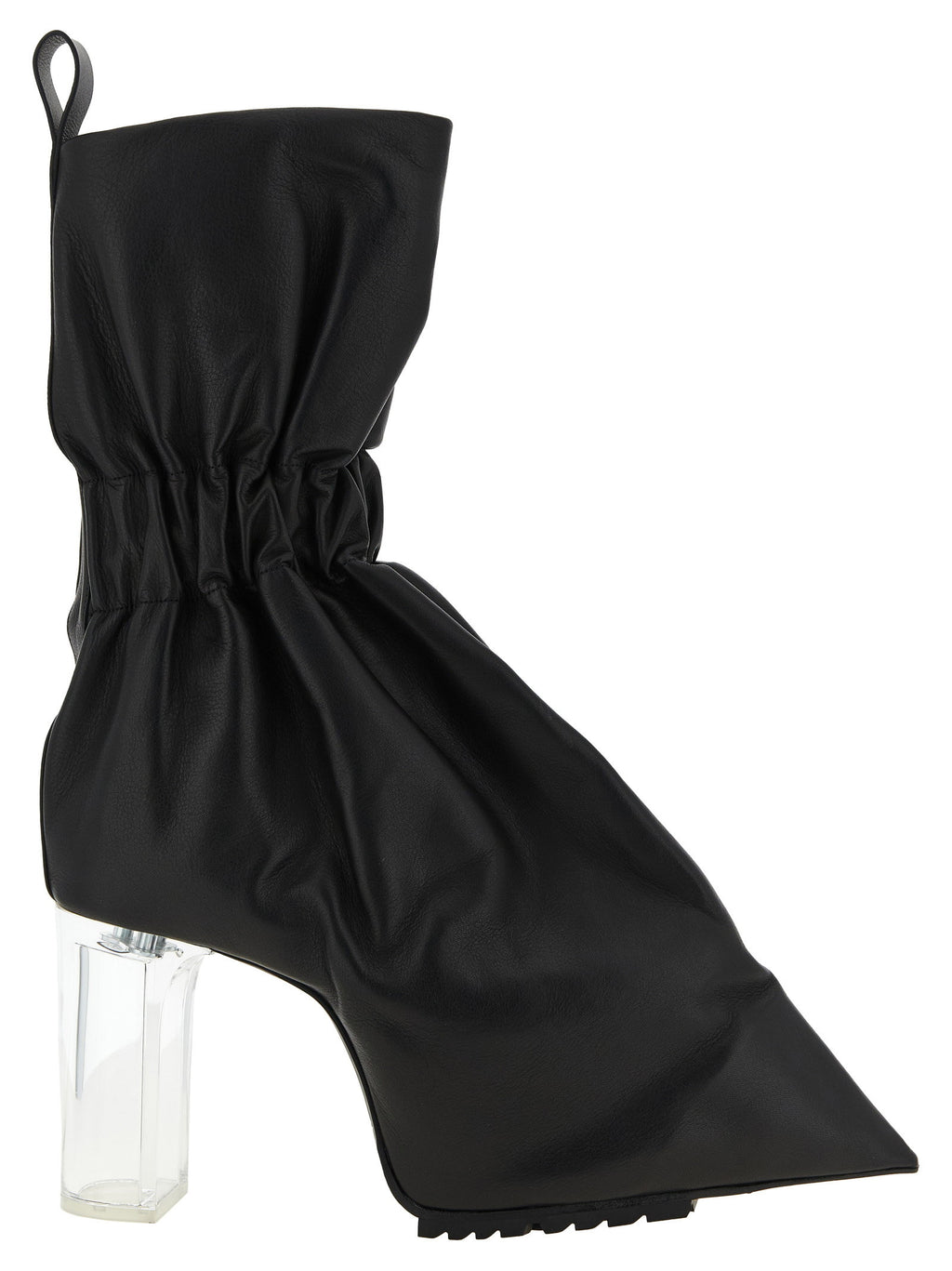 Rick Owens Pull On Cuffed Taquito Ankle Boots
