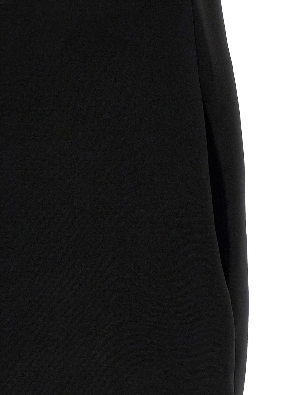 Self-Portrait Black Crêpe Flower Mini Dress