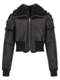 Rick Owens Flight Jkt Cropped Bomber Jacket