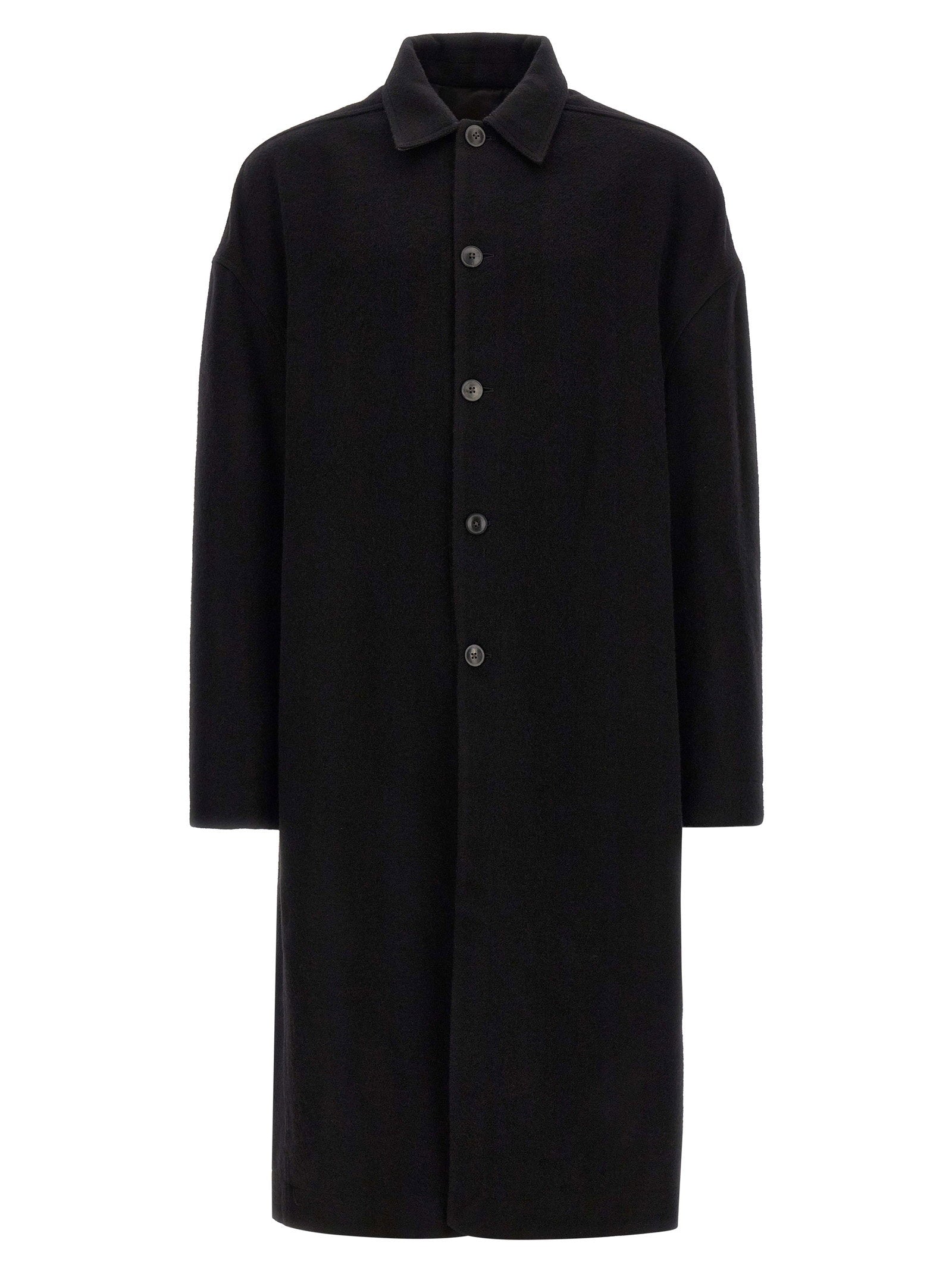 Rick Owens Buttoned Brad Coat