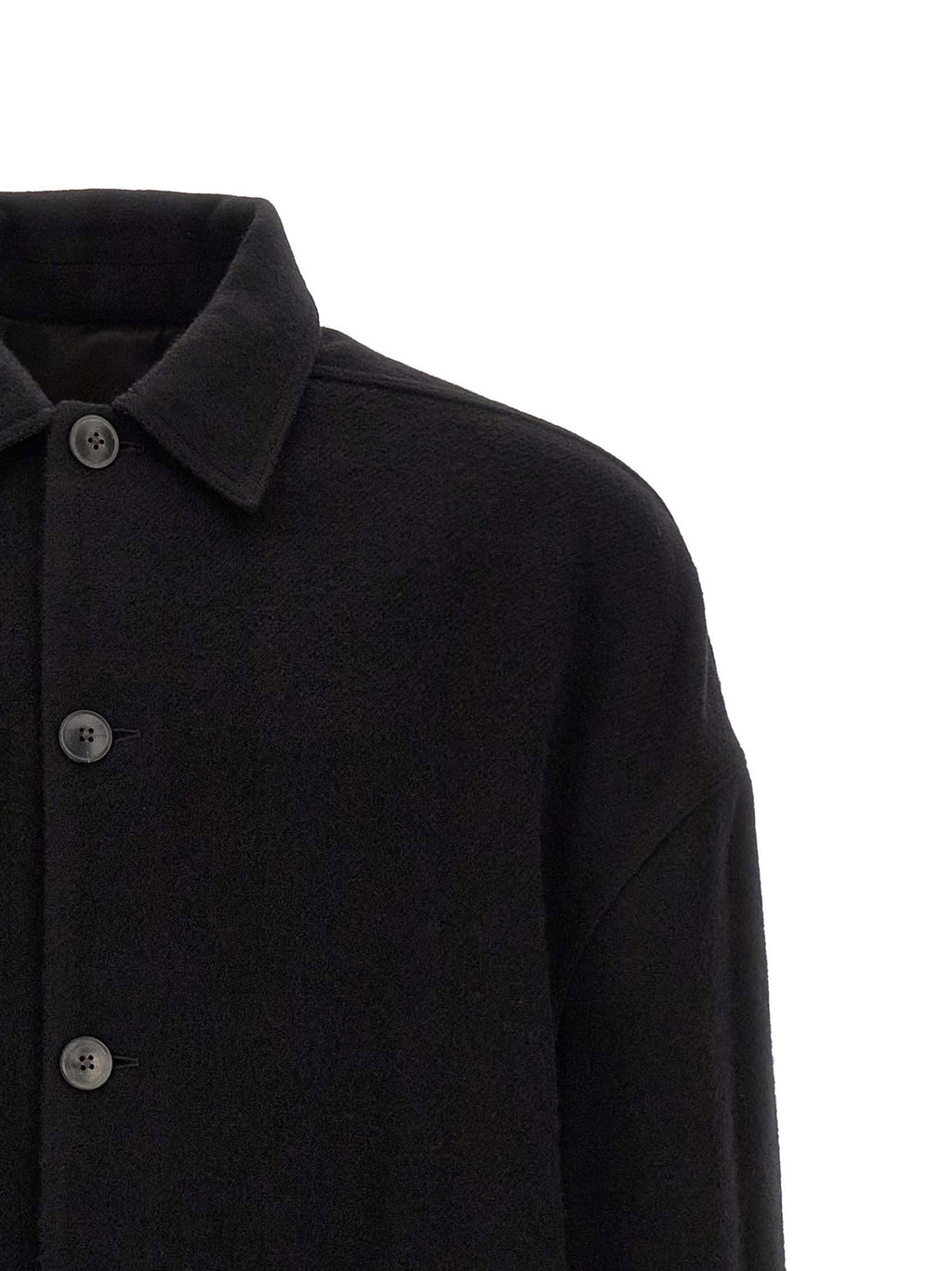 Rick Owens Buttoned Brad Coat