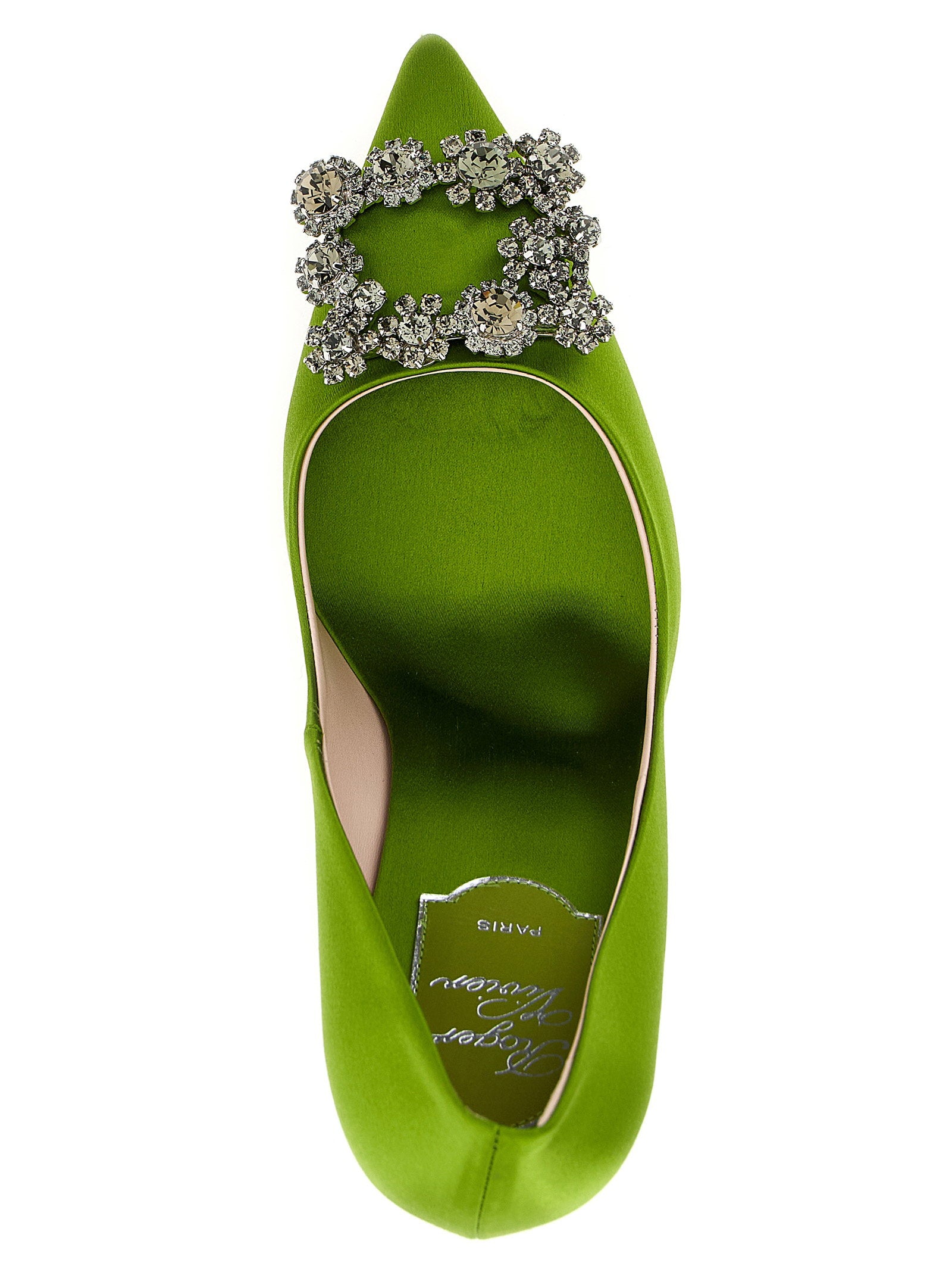 Roger Vivier Flower Strass Pumps