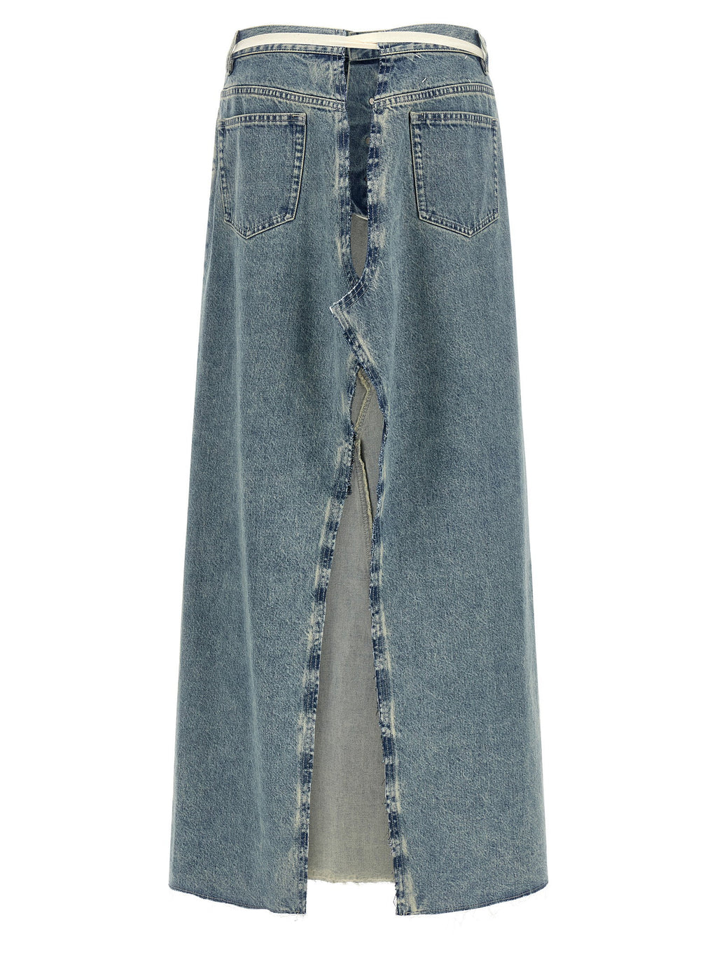 Maison Margiela Raw Hem Denim Skirt