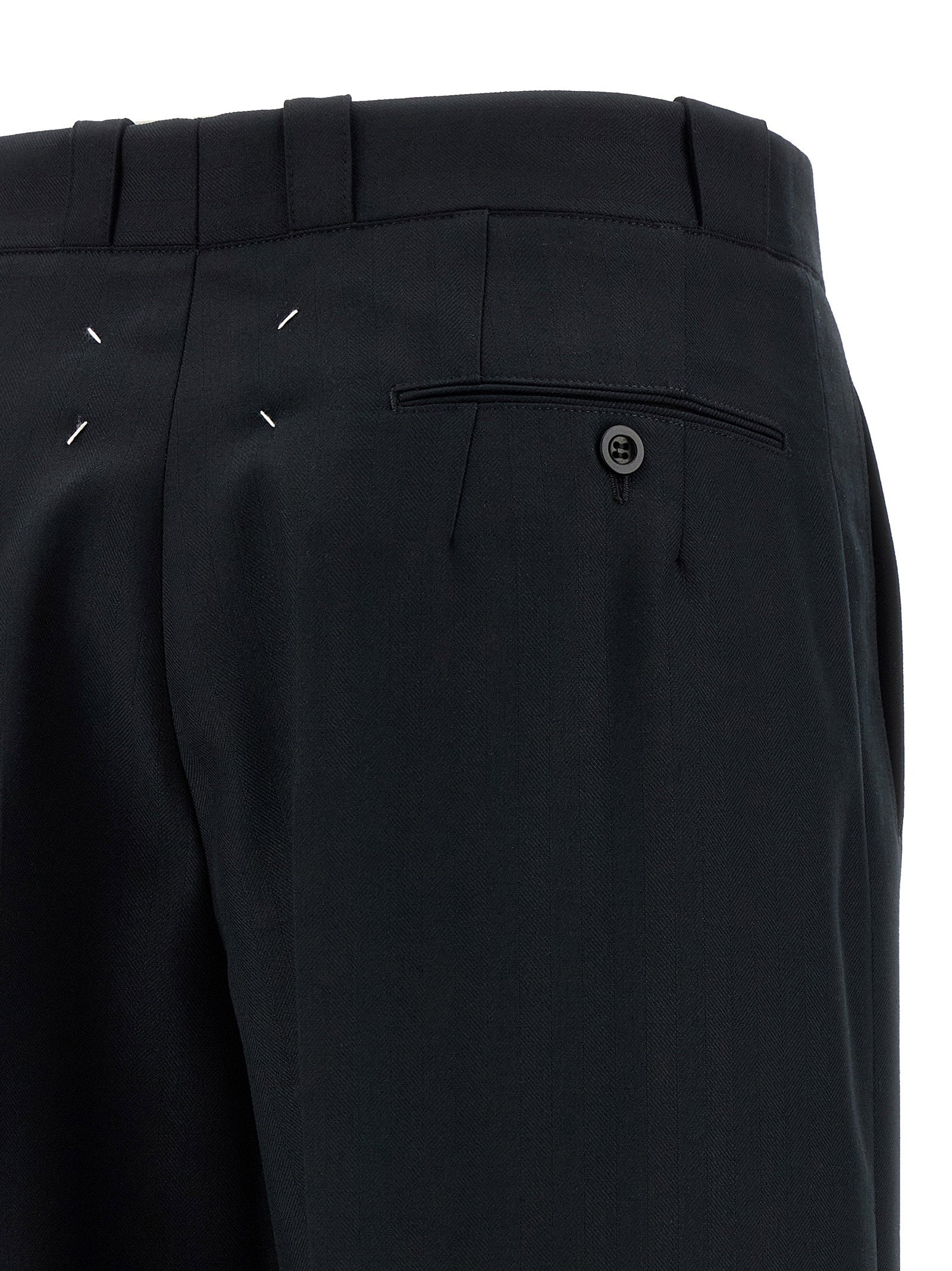 Maison Margiela Herringbone Trousers