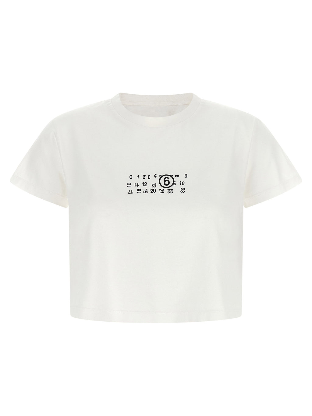 Mm6 Maison Margiela Numeric Signature Mm6 Upside Down T-shirt