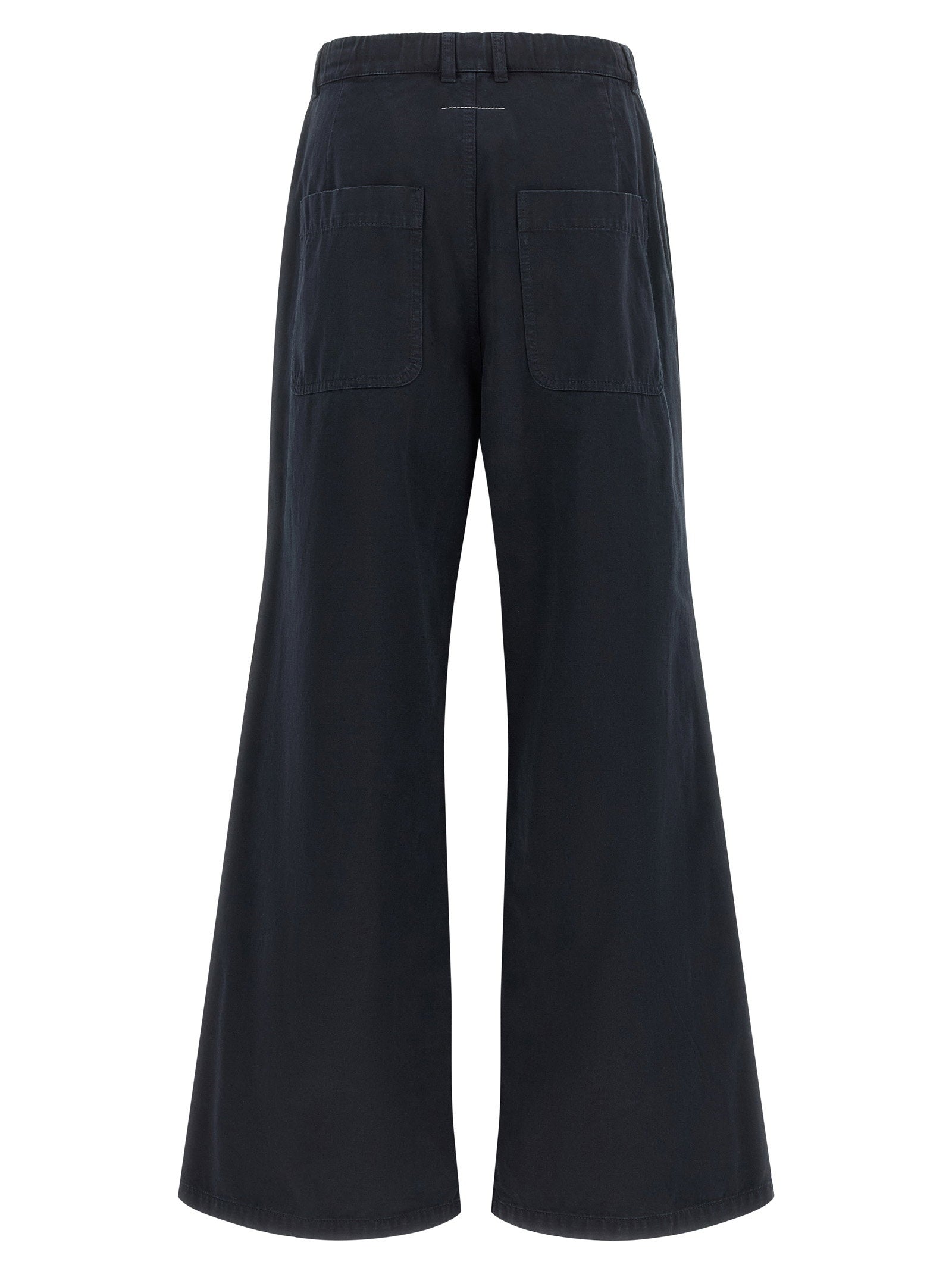 Mm6 Maison Margiela White Stitch Line Pants