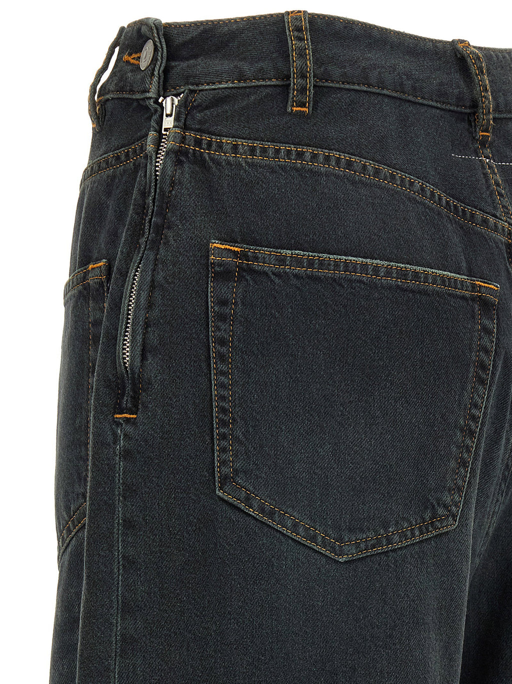 Mm6 Maison Margiela Asymmetrical Structure Jeans