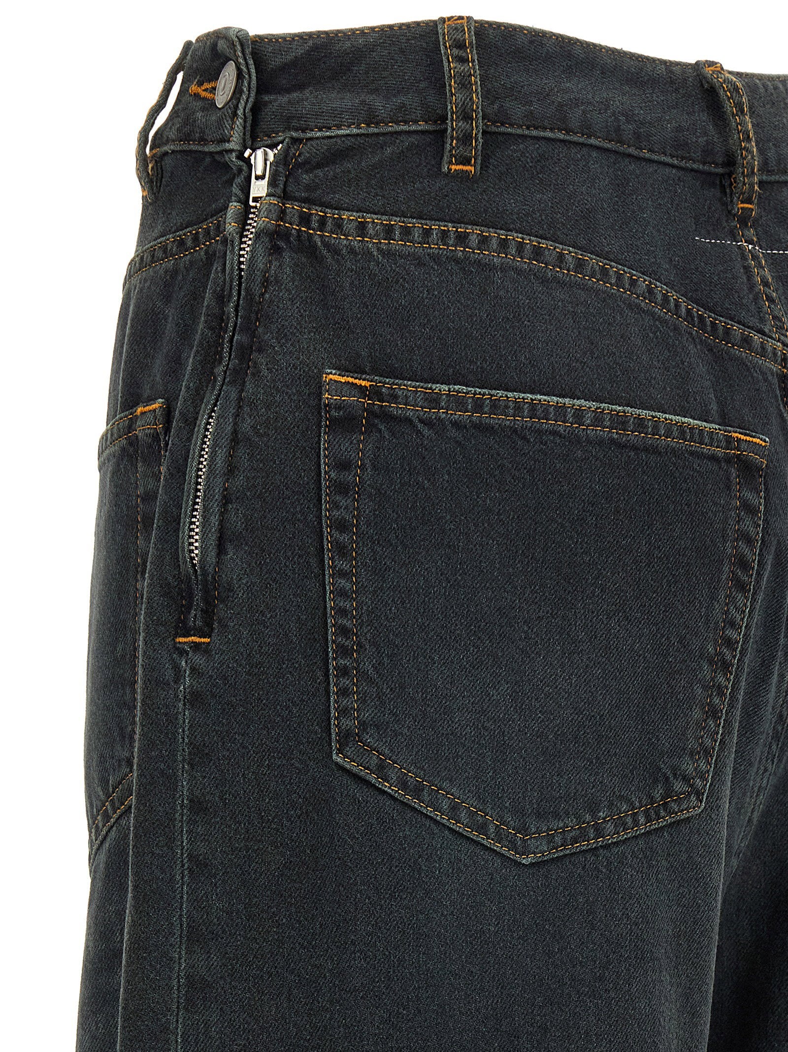 Mm6 Maison Margiela Asymmetrical Structure Jeans