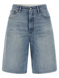 Mm6 Maison Margiela White Carré Bermuda Shorts