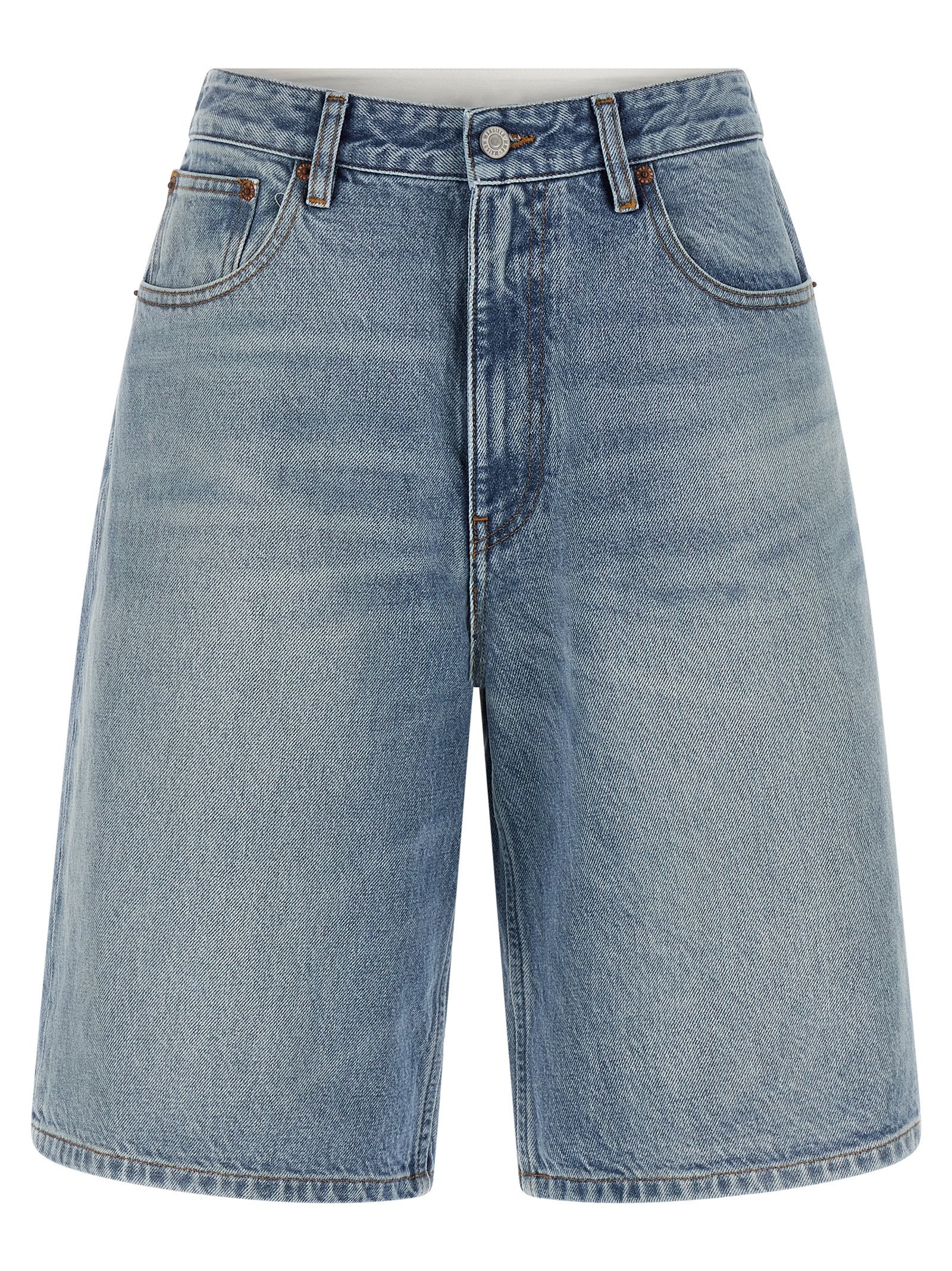 Mm6 Maison Margiela White Carré Bermuda Shorts