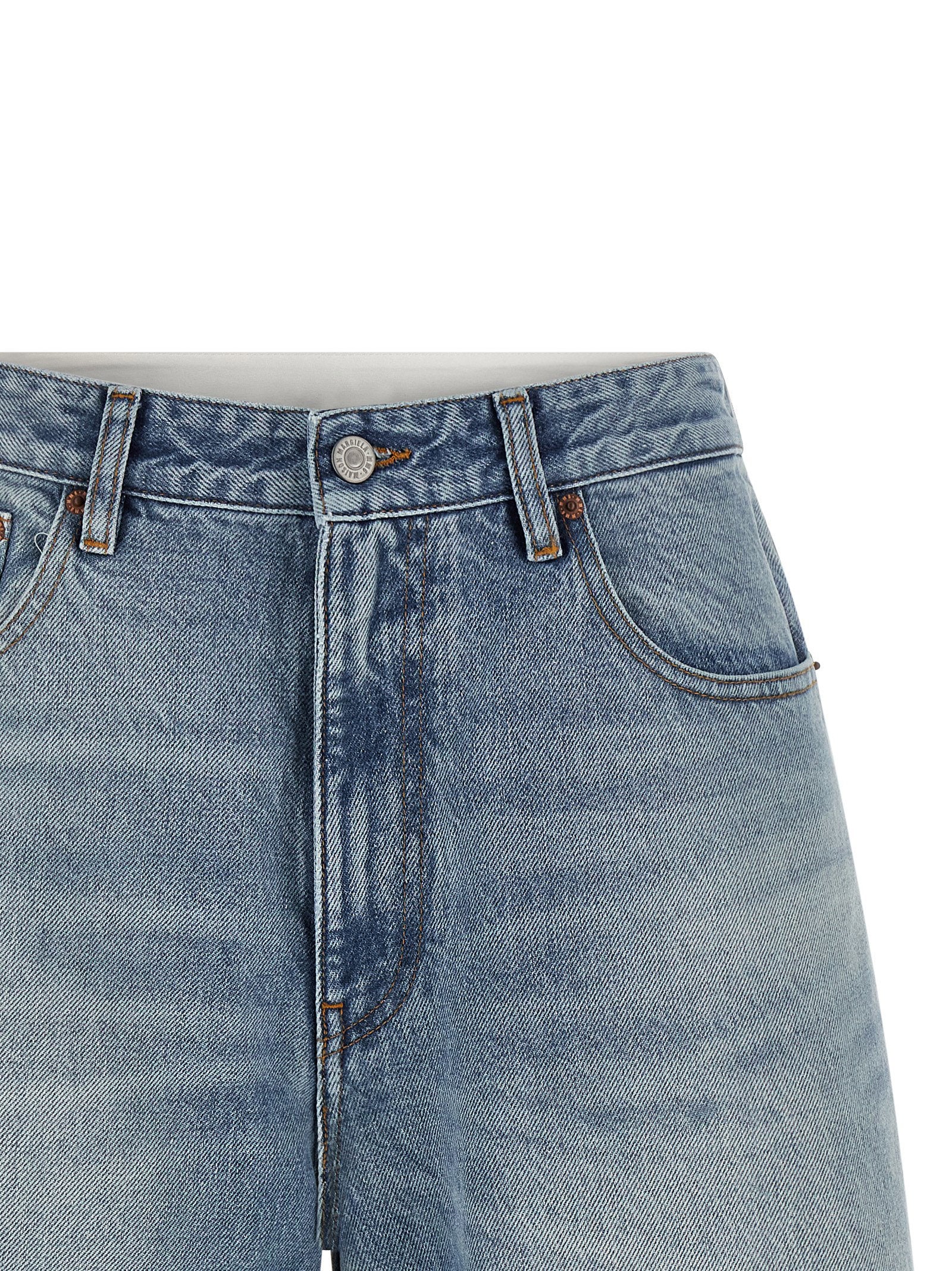 Mm6 Maison Margiela White Carré Bermuda Shorts