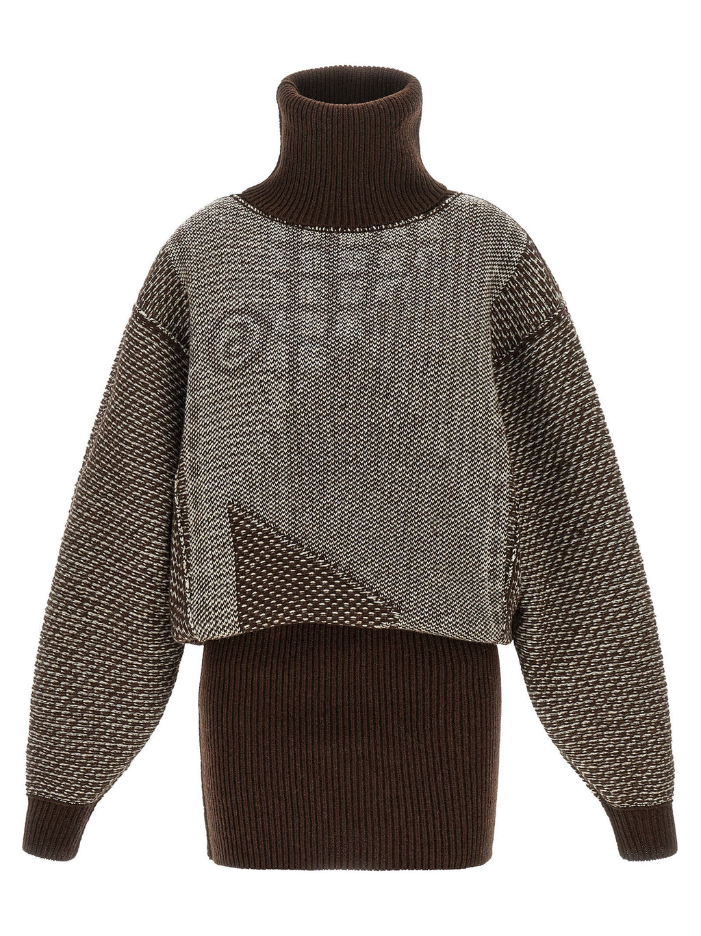Mm6 Maison Margiela Numeric Signature Mm6 Reversible Dress
