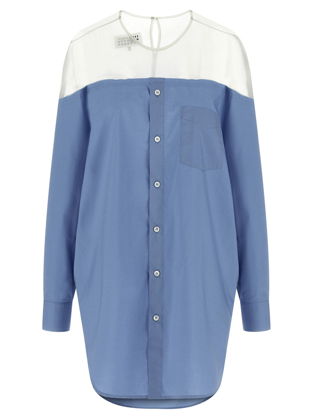 Mm6 Maison Margiela Tulle Insert Shirt