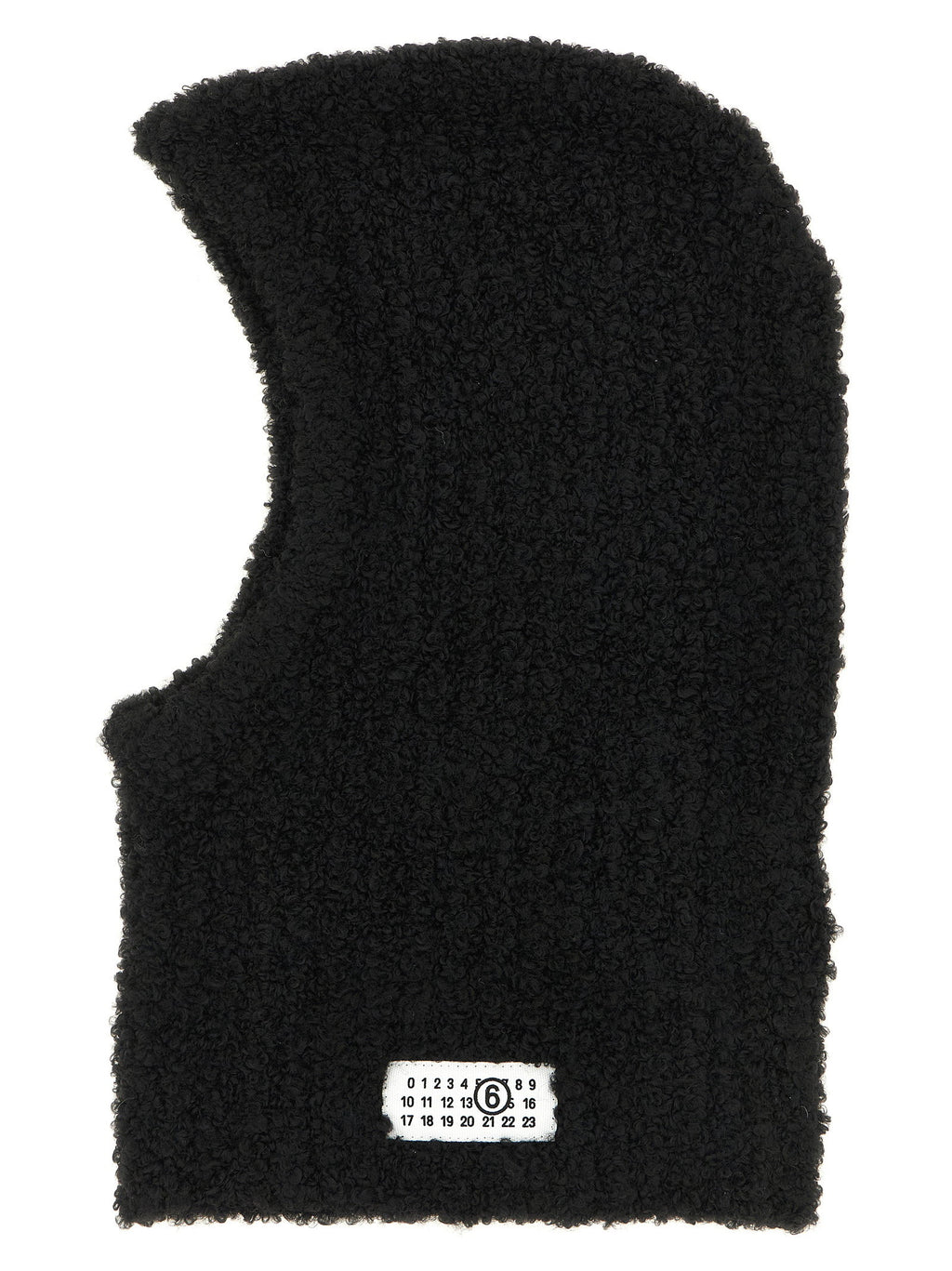Mm6 Maison Margiela Bouclé Balaclava With Logo