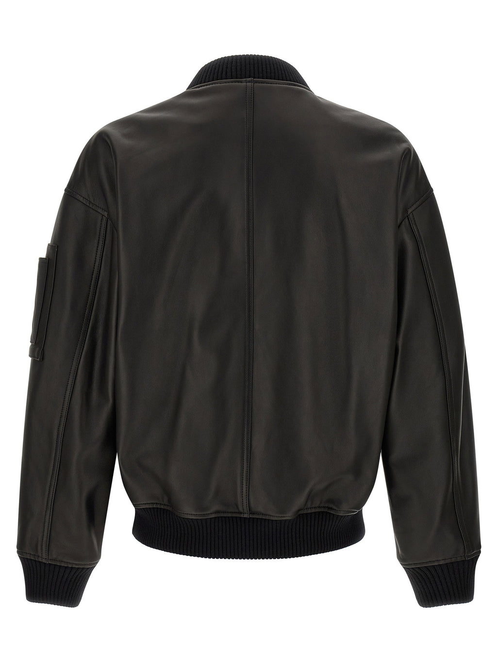 Dsquared2 Leather Bomber Jacket