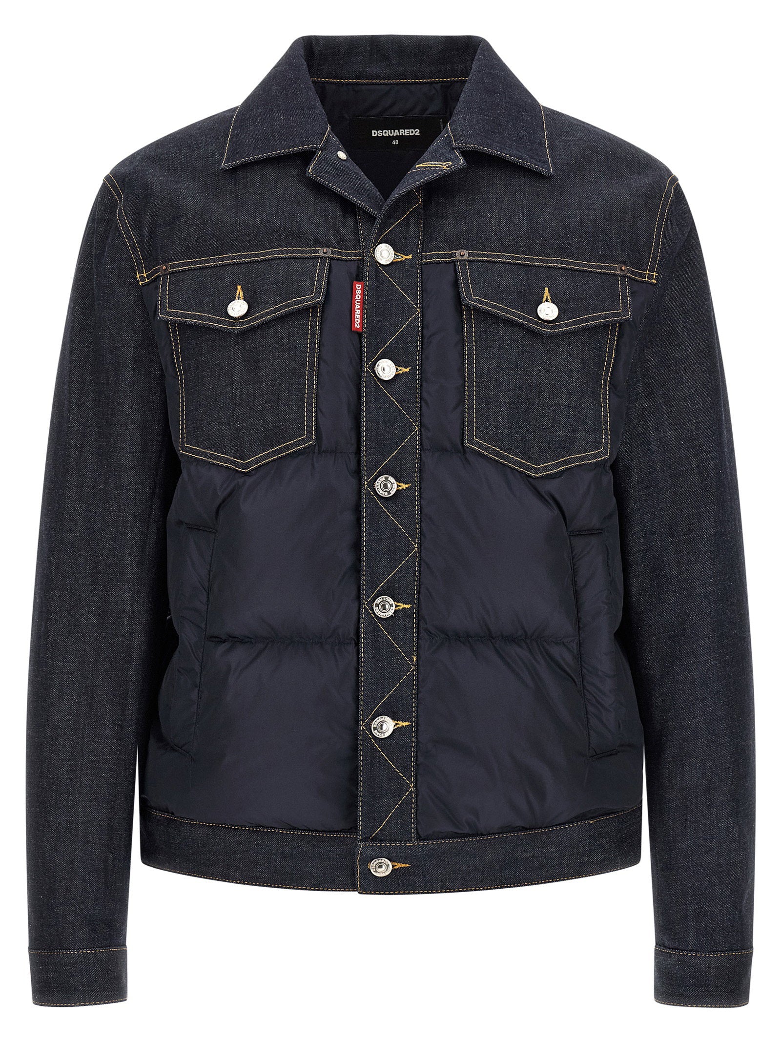 Dsquared2 Padded Hybrid Trucker Jacket
