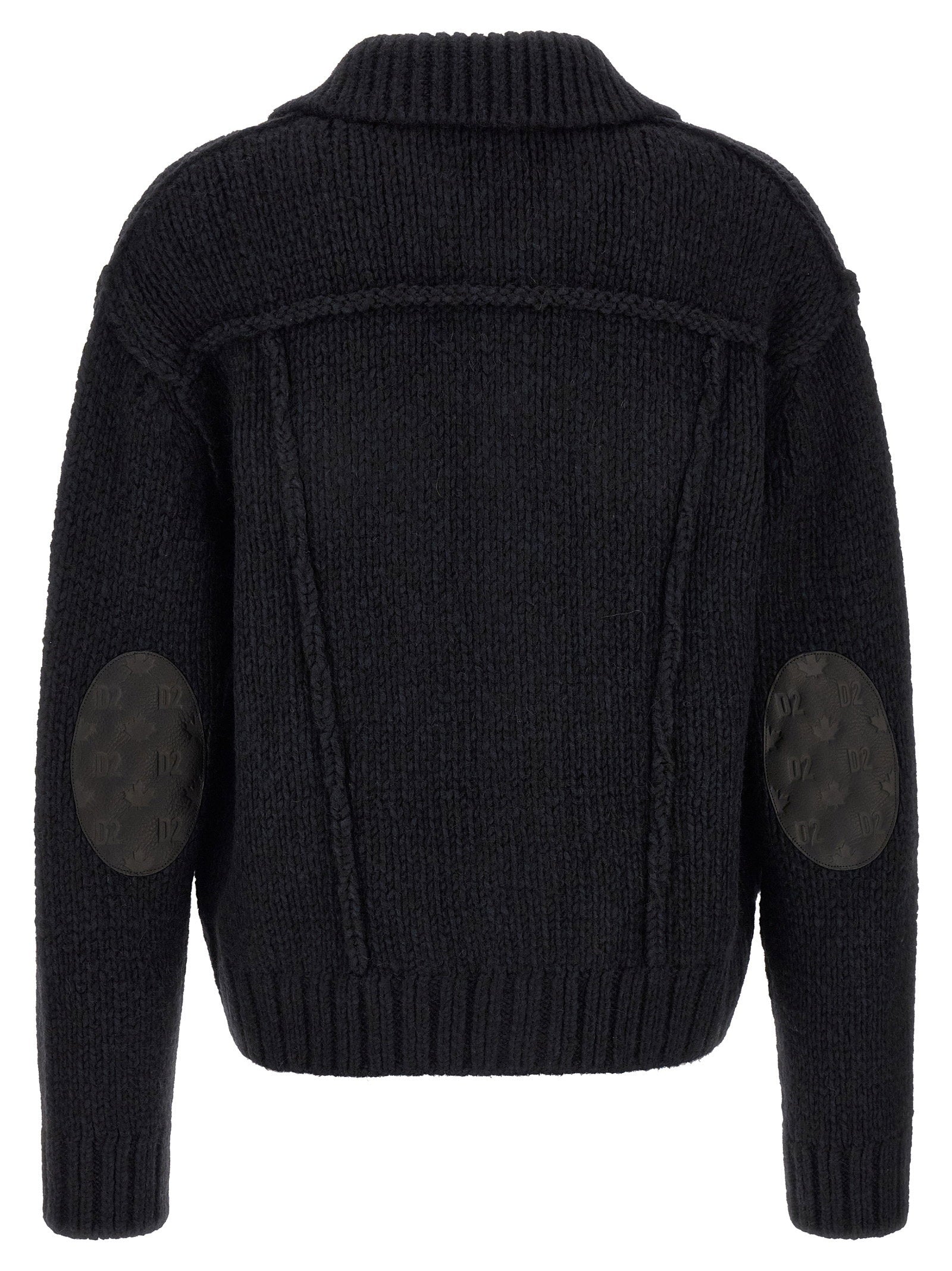Dsquared2 Logo Patch Cardigan
