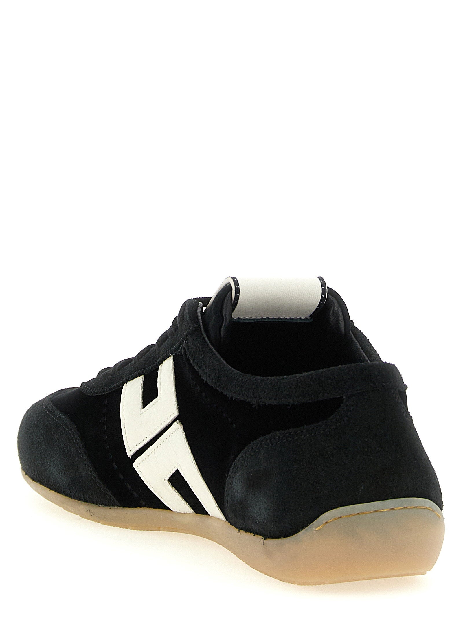 Elisabetta Franchi Nappa And Velvet Sneakers