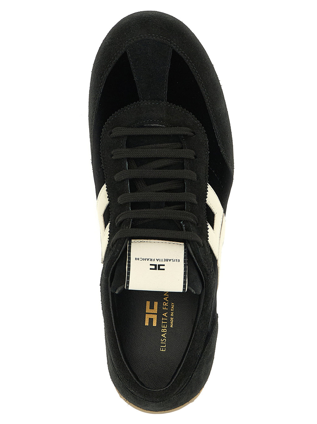 Elisabetta Franchi Nappa And Velvet Sneakers