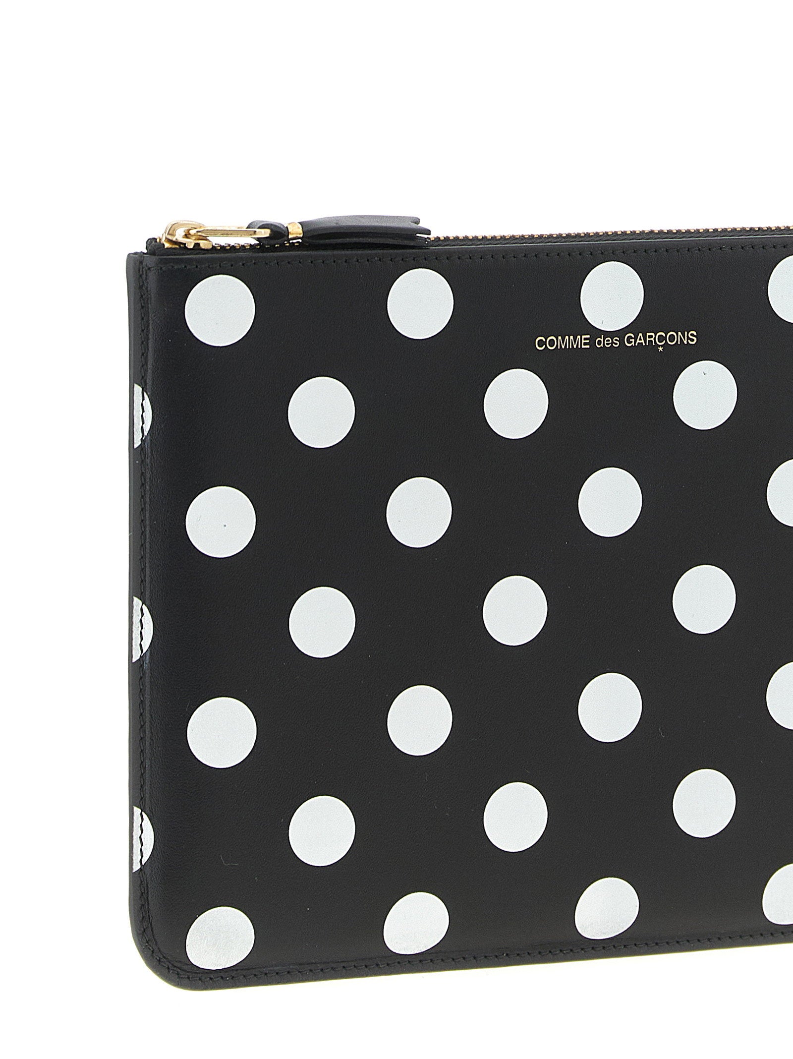 Comme Des Garcons Wallet Polka Dots Printed Wallet