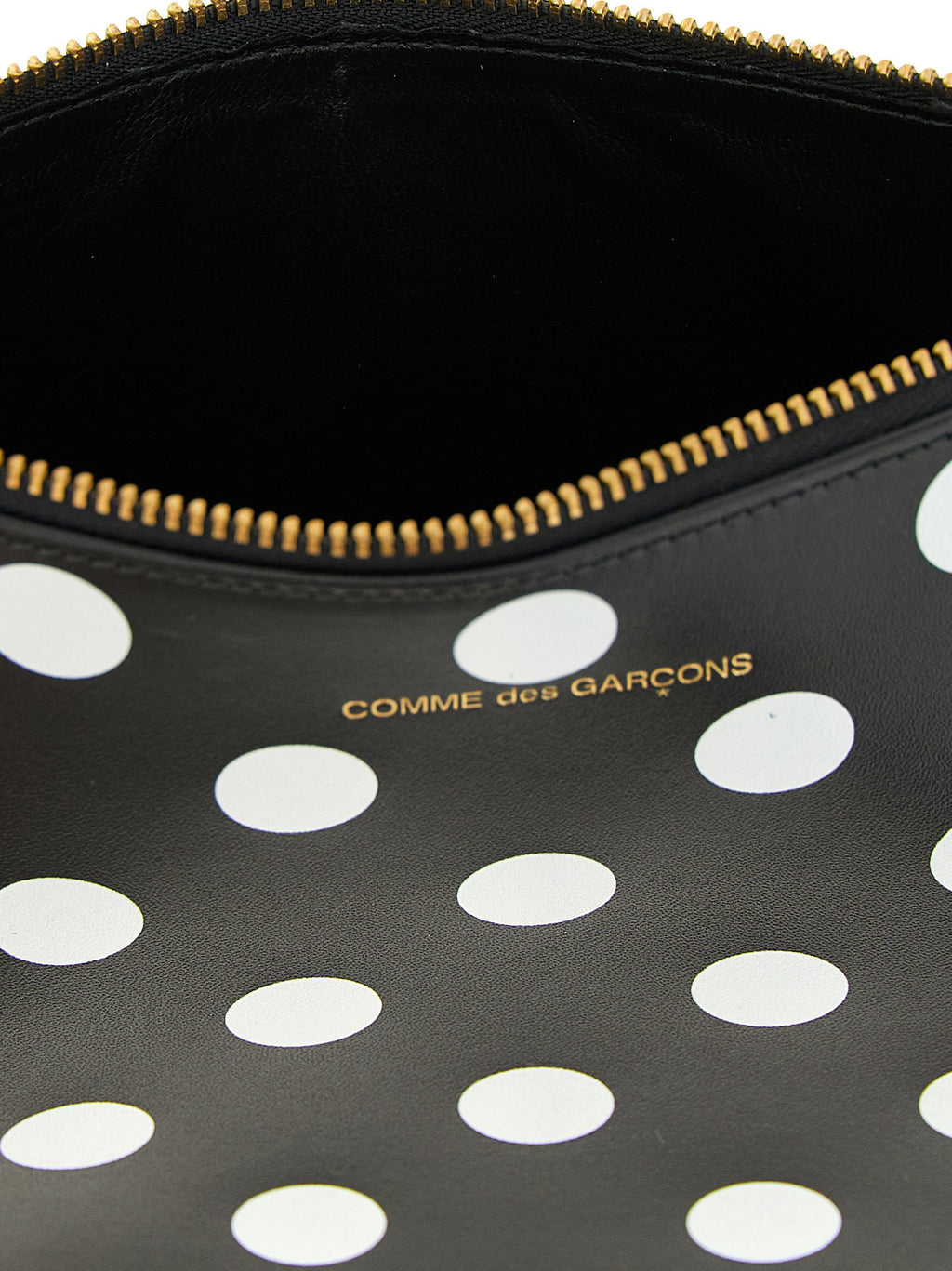 Comme Des Garcons Wallet Polka Dots Printed Wallet
