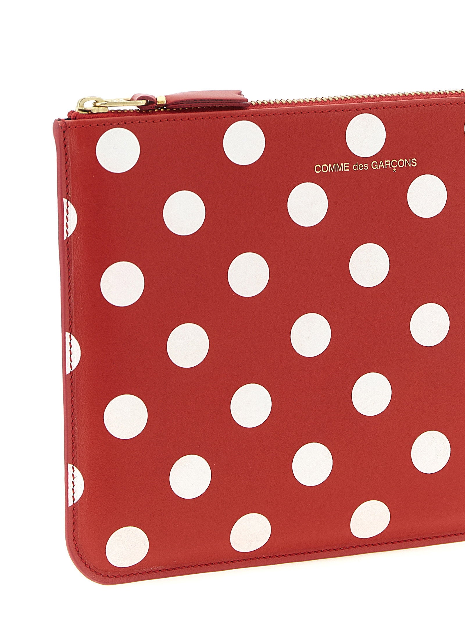 Comme Des Garcons Wallet Polka Dots Printed Wallet