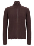 Mm6 Maison Margiela Ribbed Cotton Turtleneck Sweater