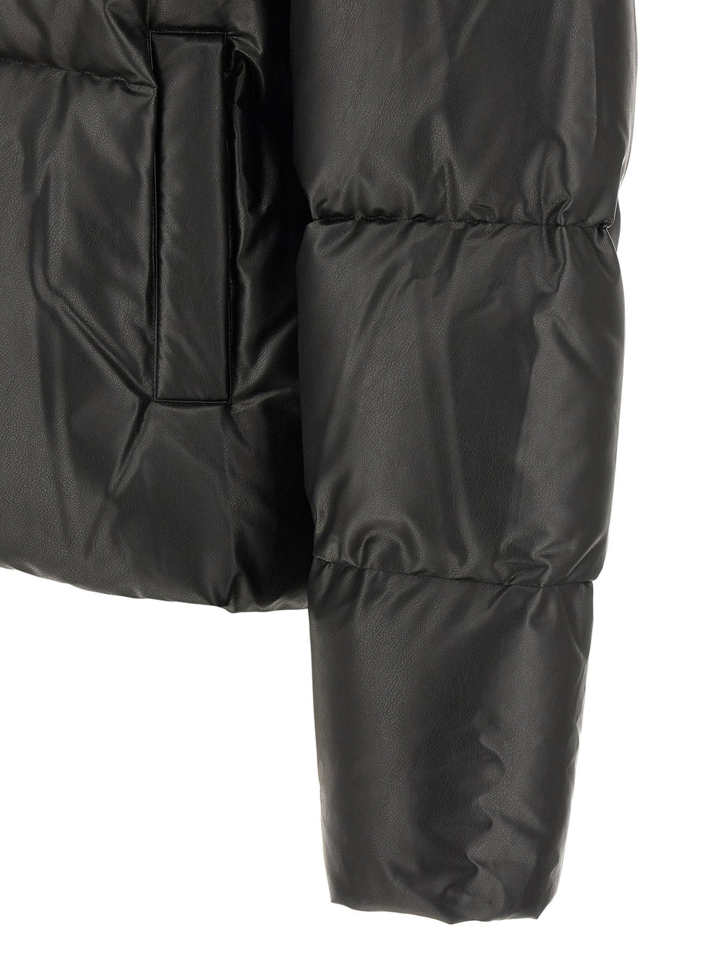 Mm6 Maison Margiela Lacquered Finish Down Jacket
