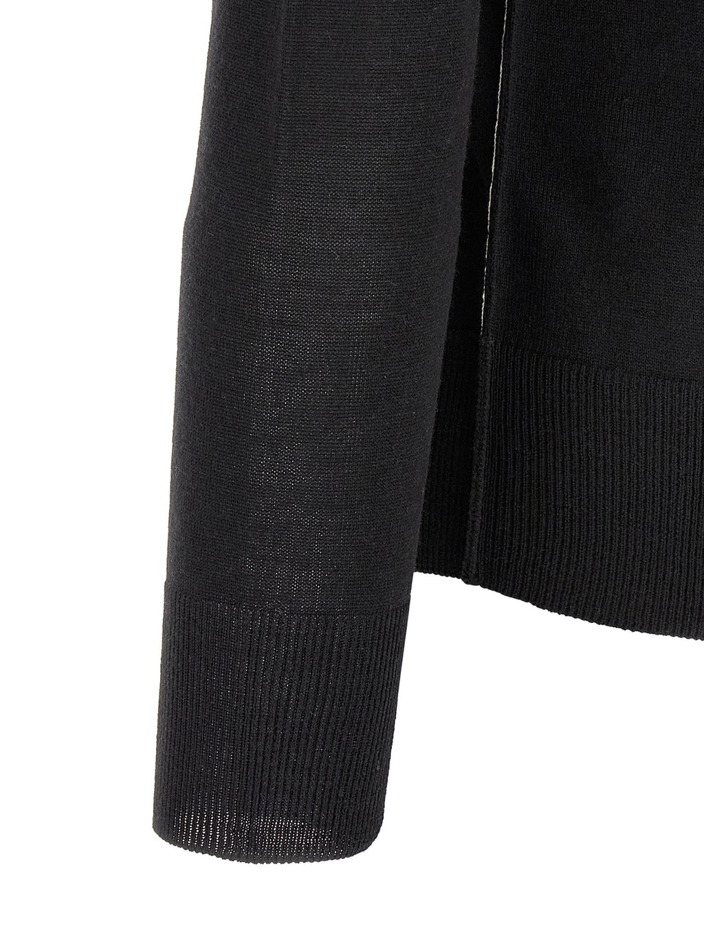 Mm6 Maison Margiela Turtleneck Sweater With Contrast Stitching
