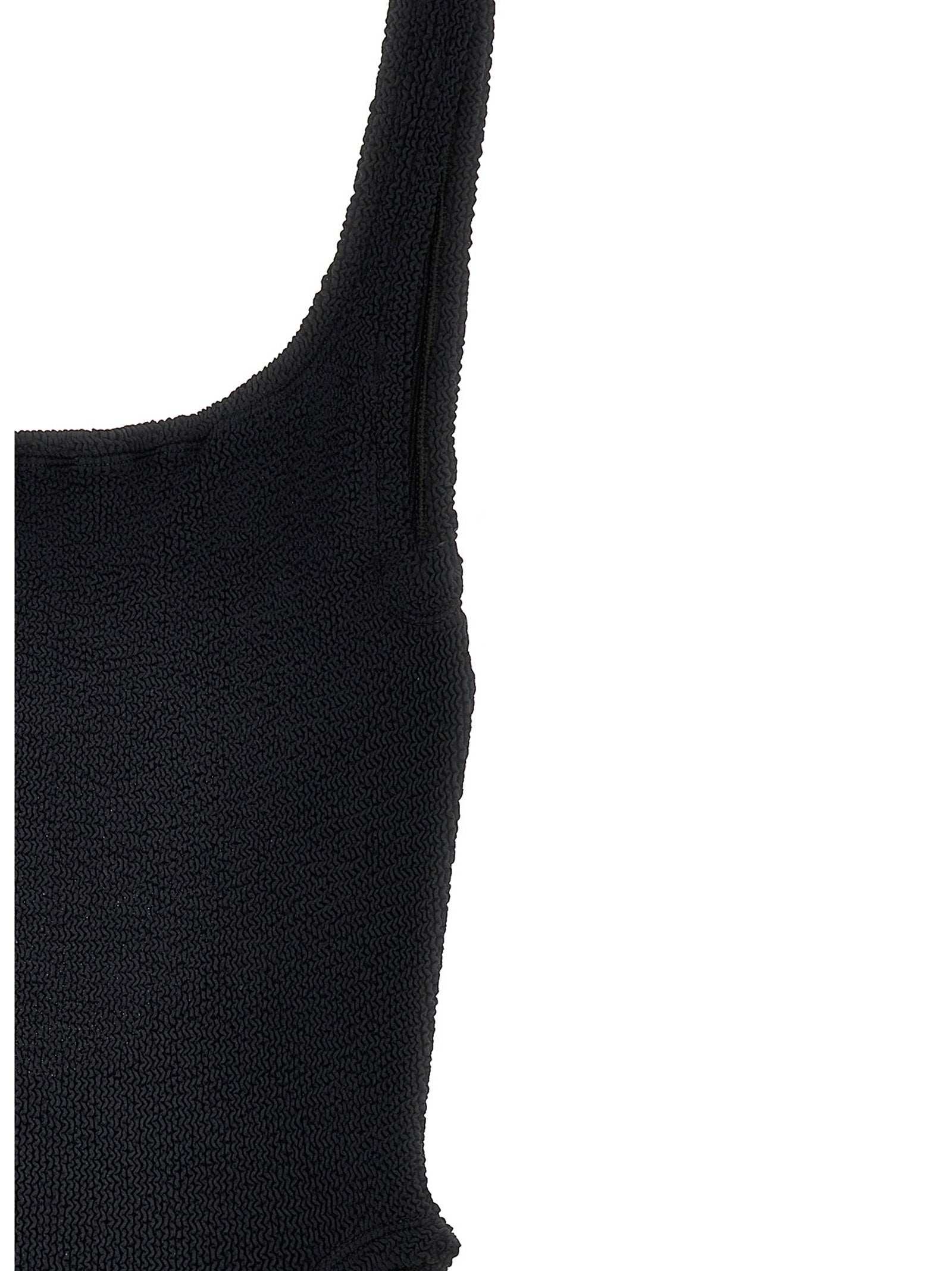 Hunza G Square Neck One-piece Swimsuit