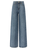 Self-Portrait Rhinestone Jeans