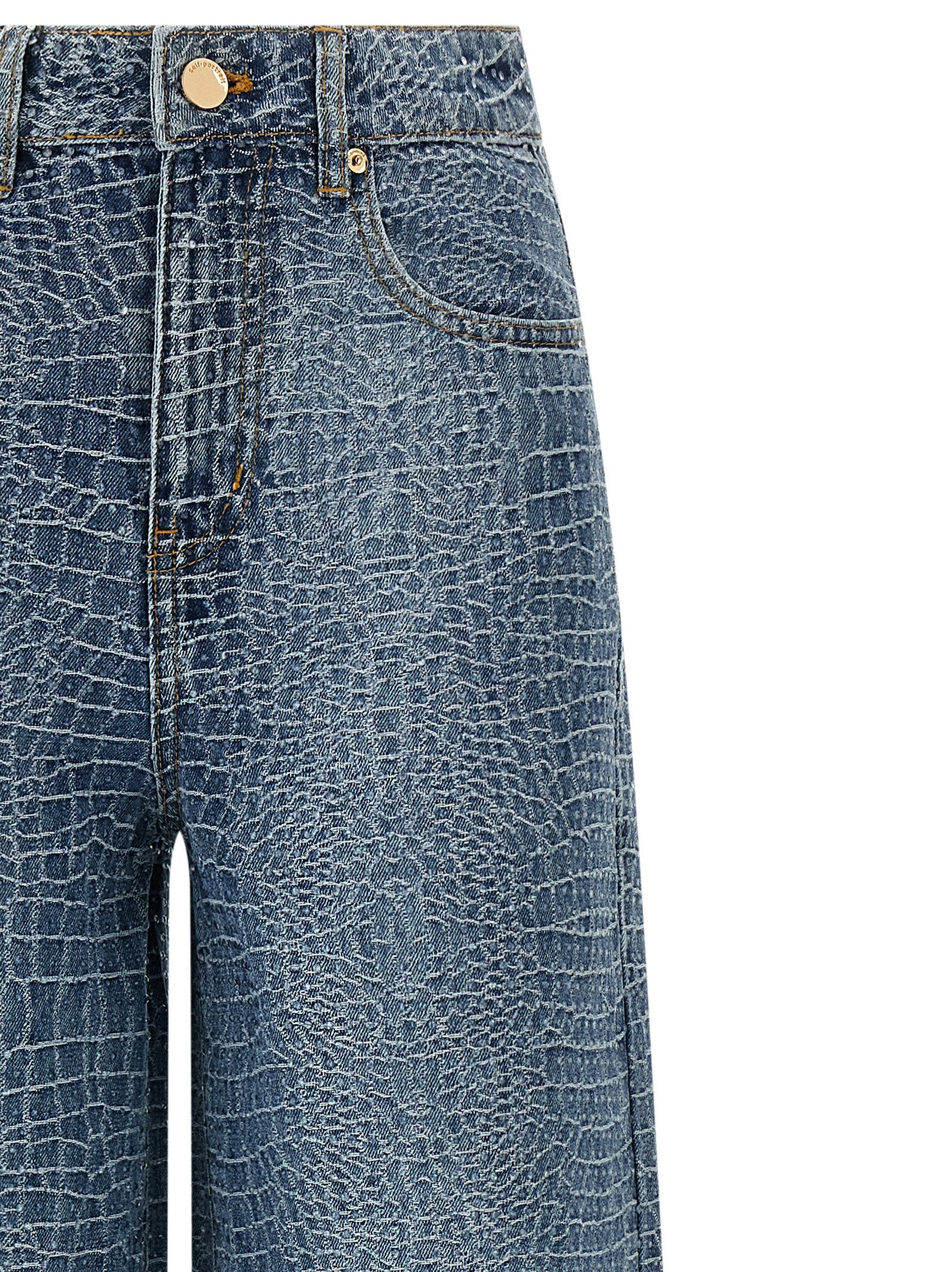 Self-Portrait Rhinestone Jeans
