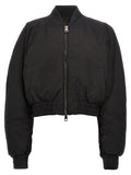 The Andamane Sierra Cropped Bomber Jacket