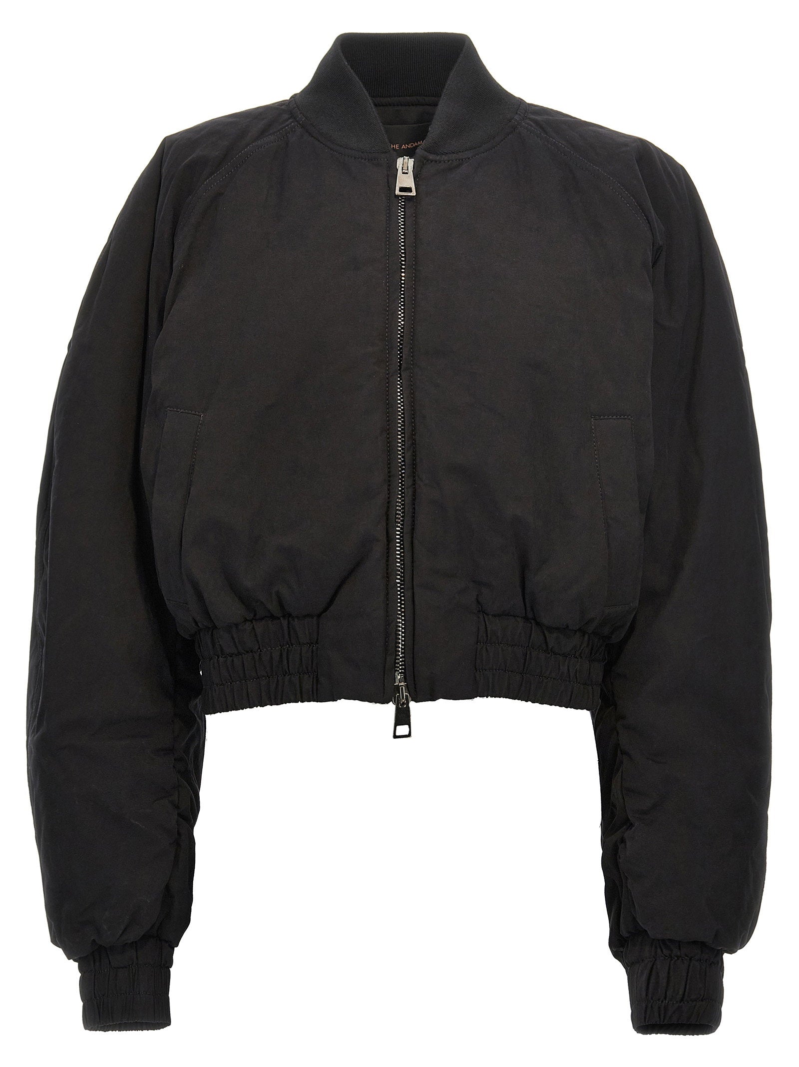 The Andamane Sierra Cropped Bomber Jacket