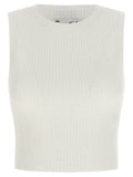 Elisabetta Franchi Ribbed Crop Top