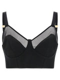 Elisabetta Franchi Cool Wool And Tulle Top
