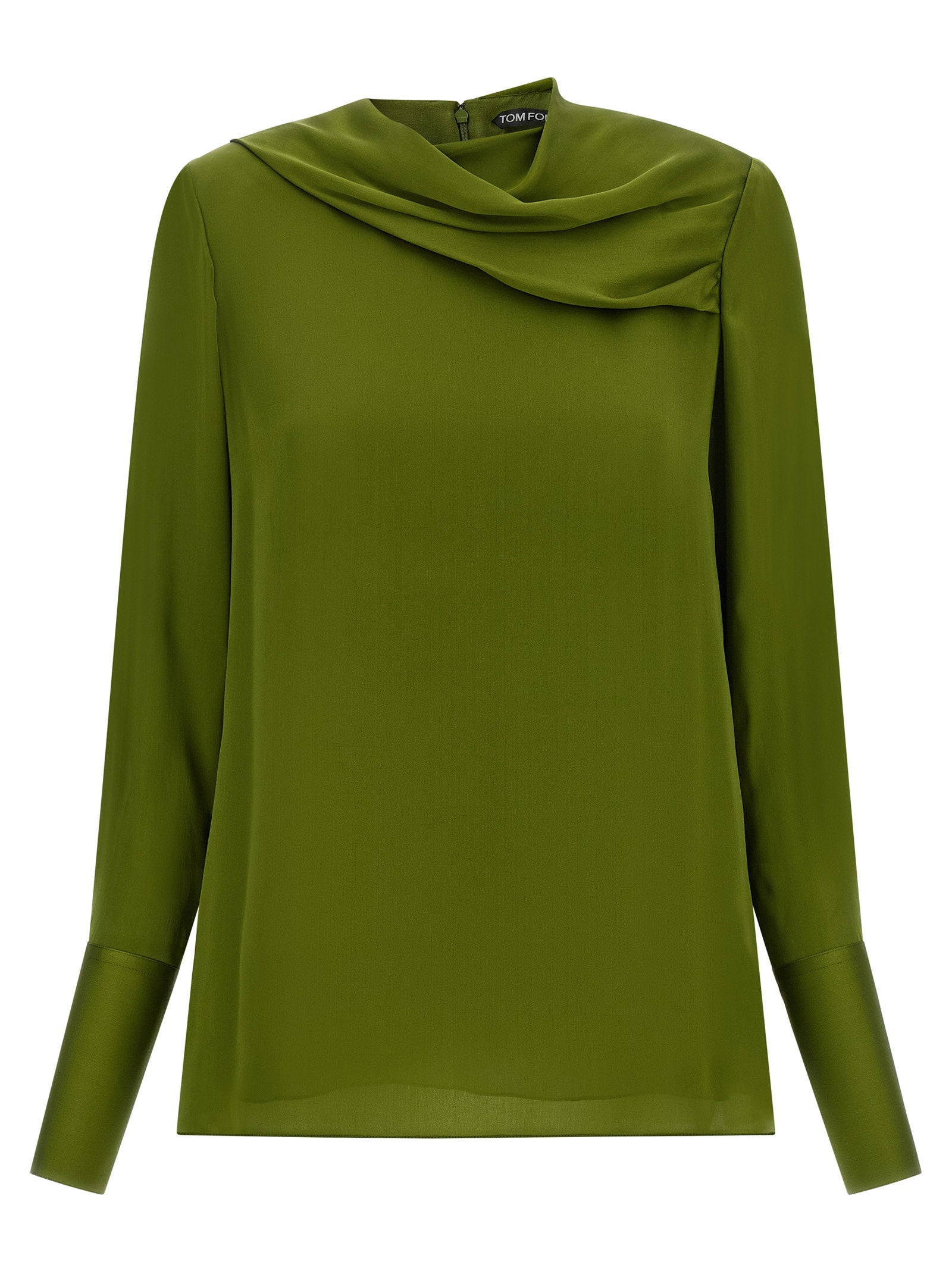 Tom Ford Draped Neck Blouse