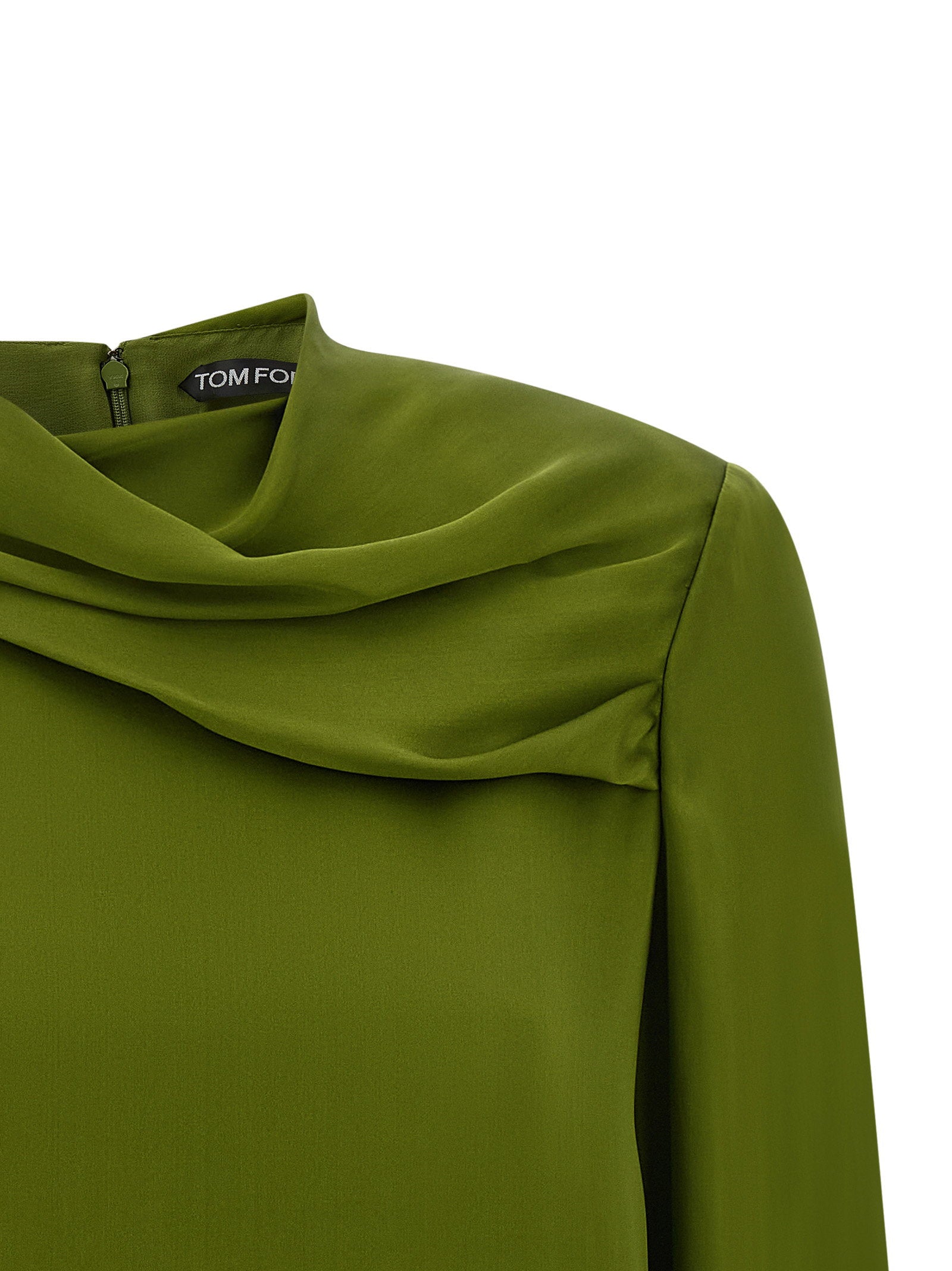 Tom Ford Draped Neck Blouse