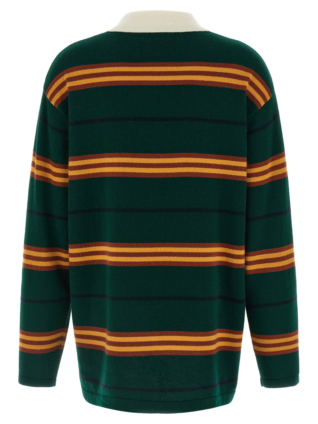 Guest In Residence Striped Rugby Polo Shirt