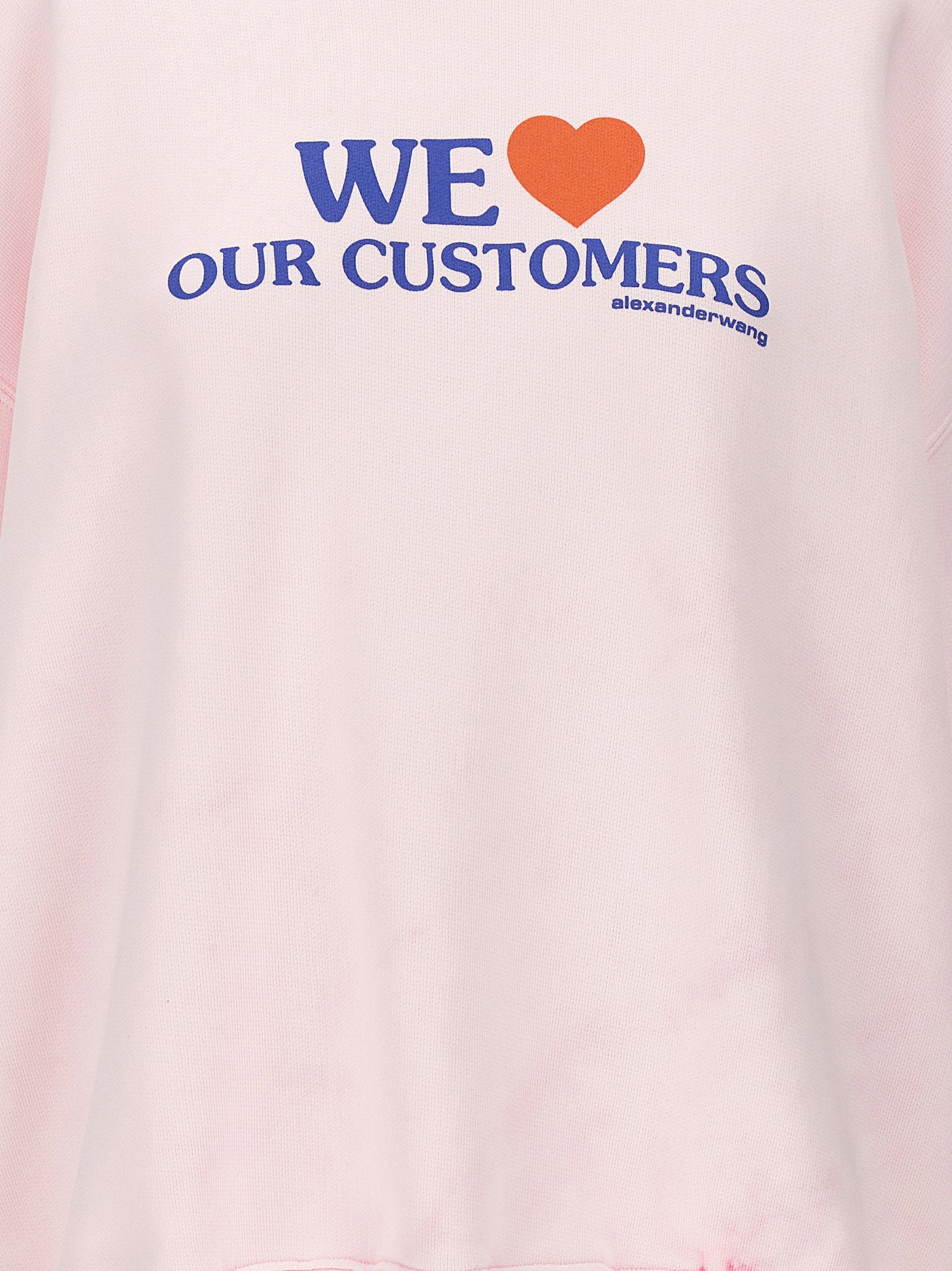 Alexander Wang We Love Our Customers Sweatshirt