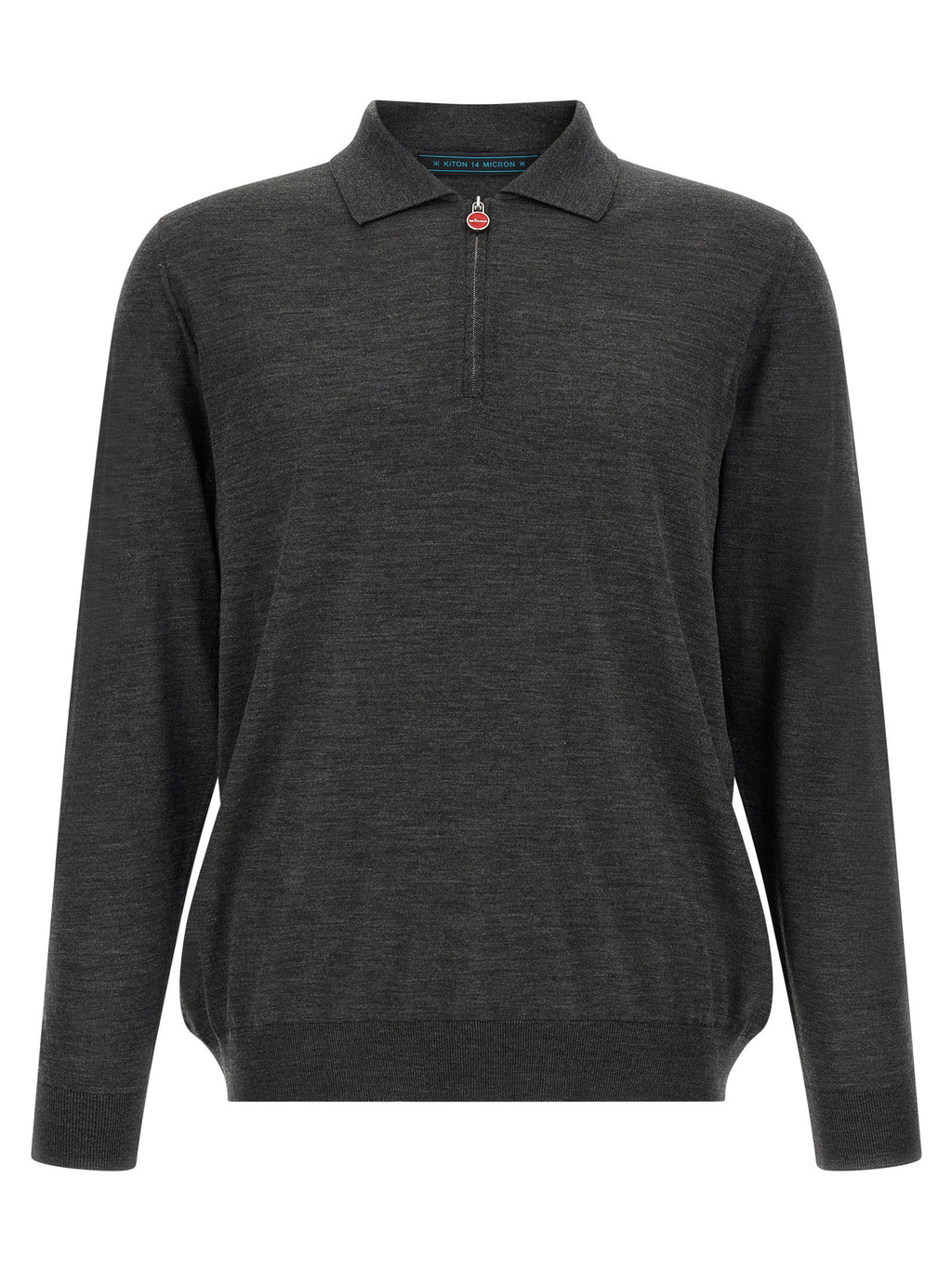 Kiton Wool Polo Shirt 14 Microns