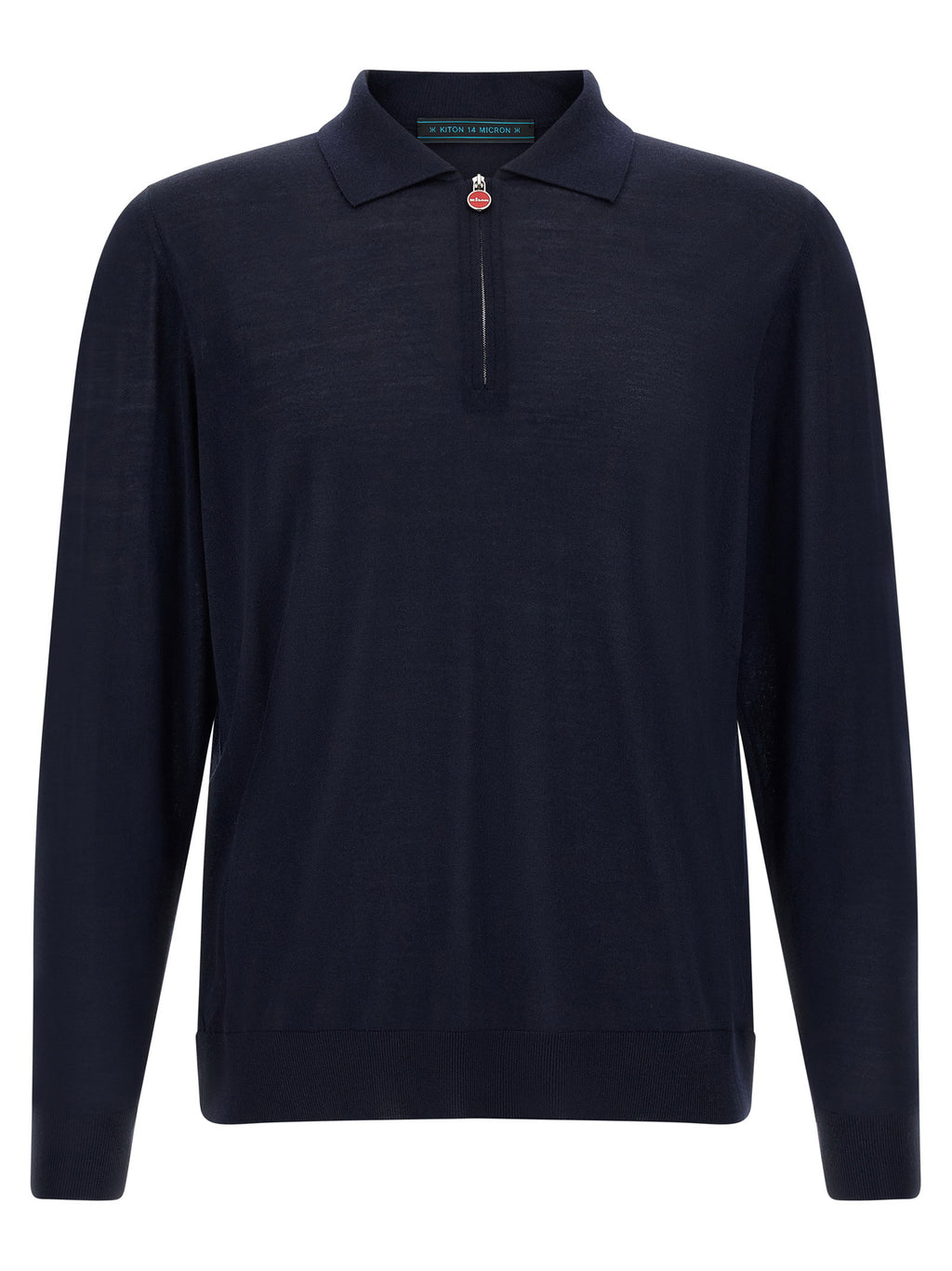 Kiton Wool Polo Shirt 14 Microns