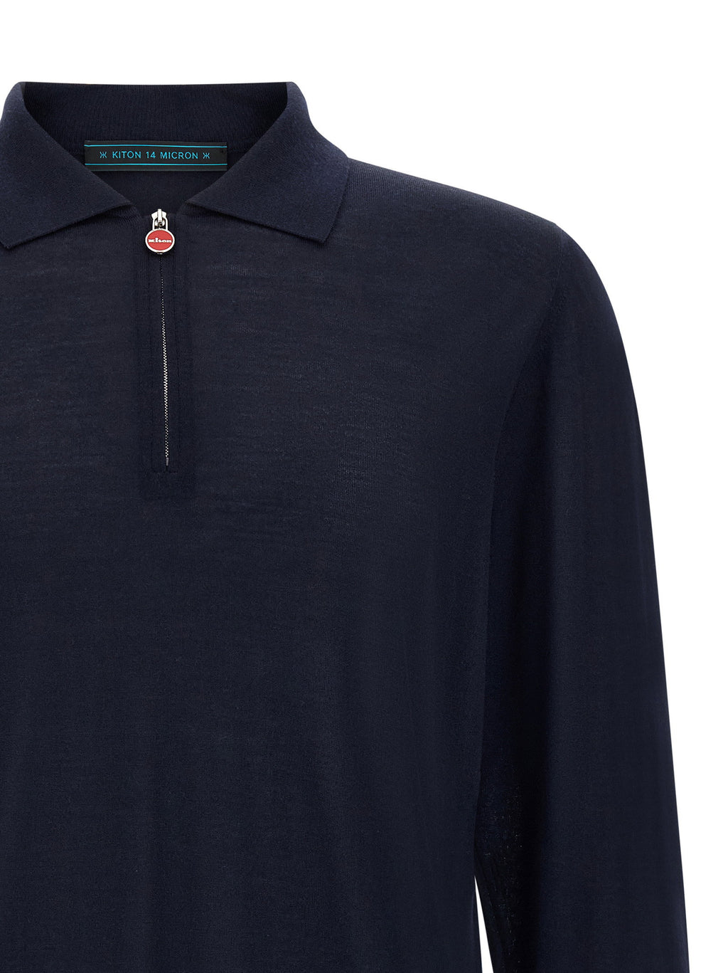 Kiton Wool Polo Shirt 14 Microns