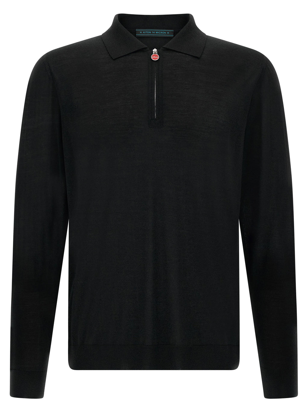 Kiton Wool Polo Shirt 14 Microns