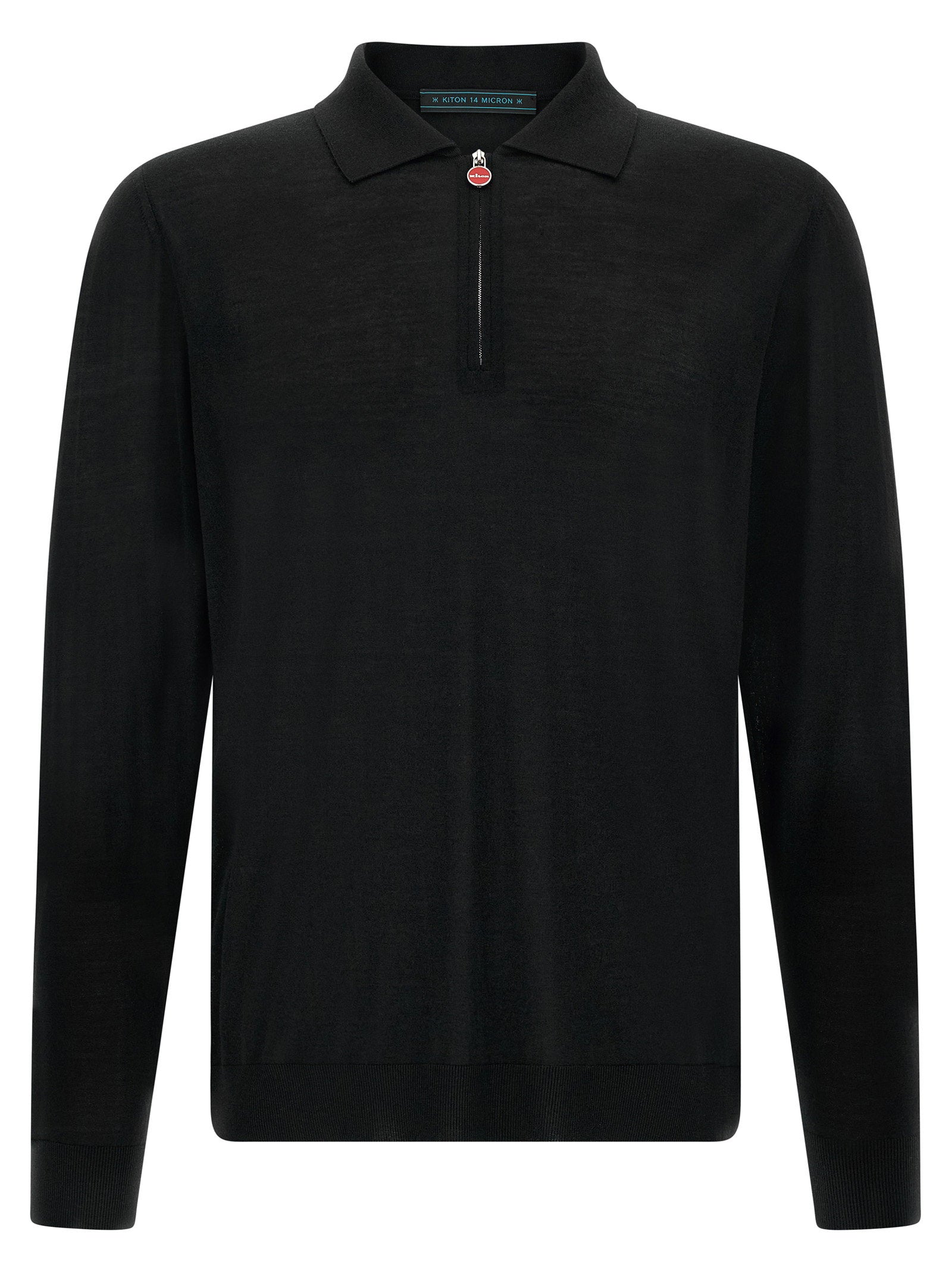 Kiton Wool Polo Shirt 14 Microns