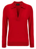 Brioni Cashmere And Silk Polo Shirt